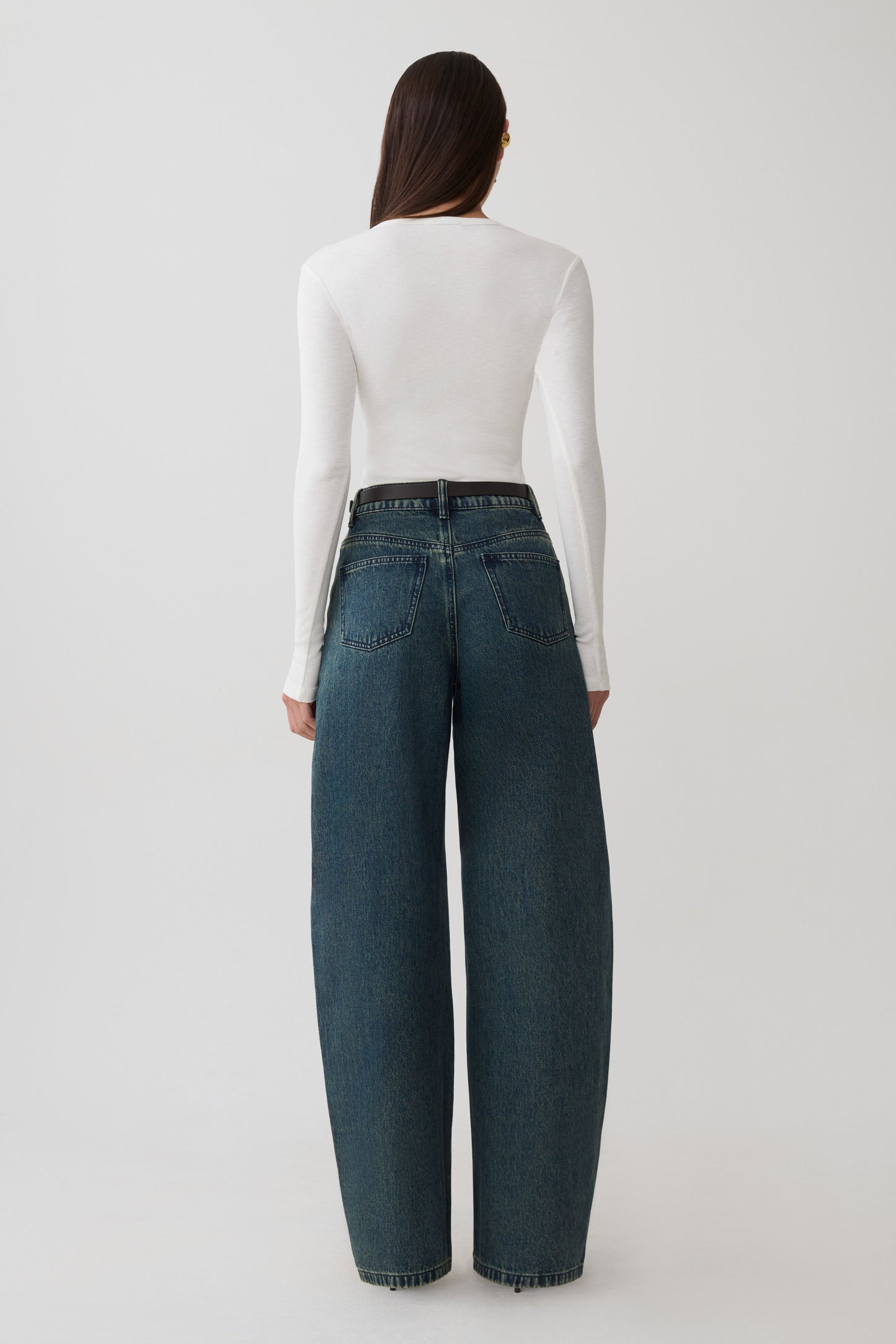Leny Long Sleeve Top - White