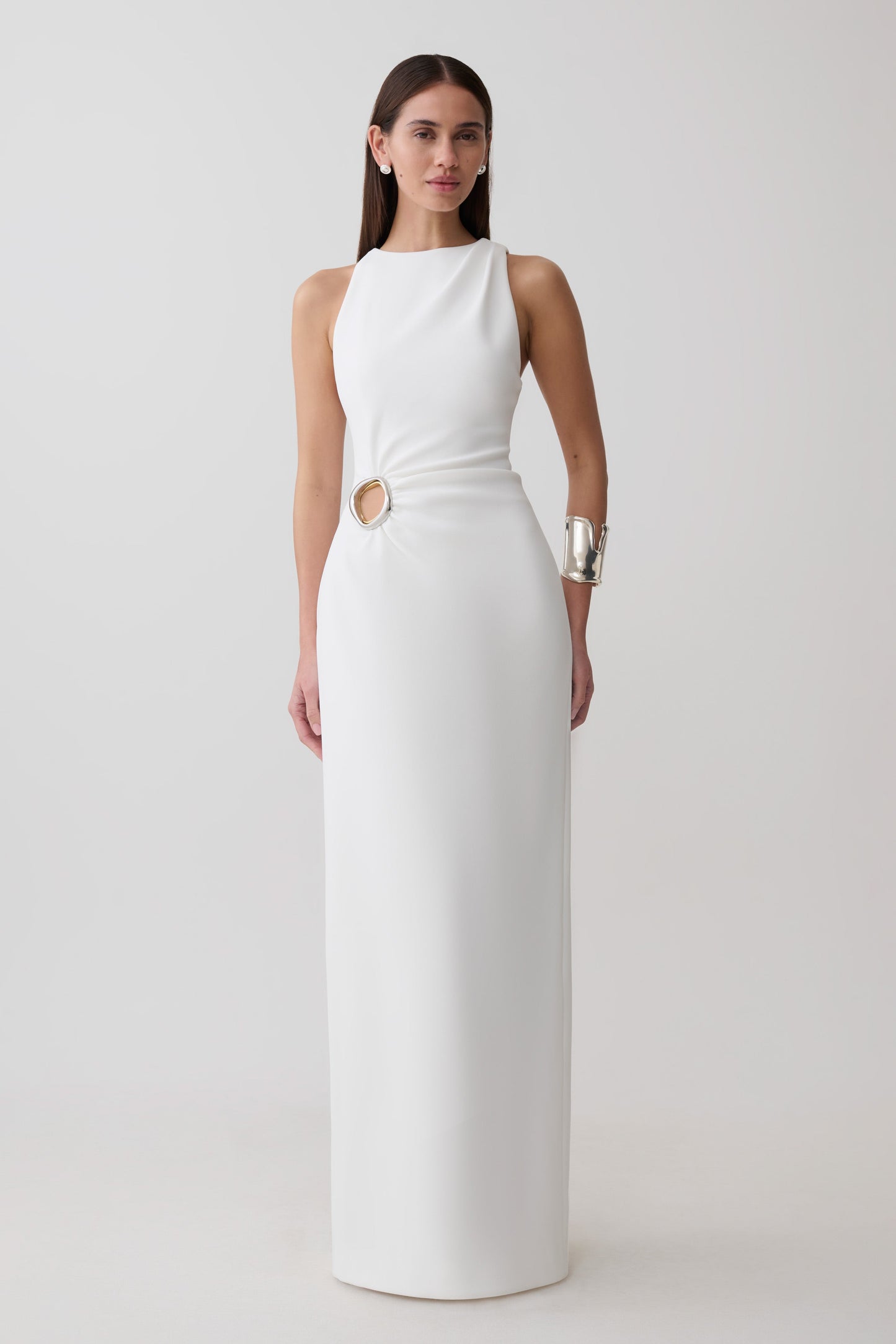 Maylin Hardware Maxi Dress - Ivory