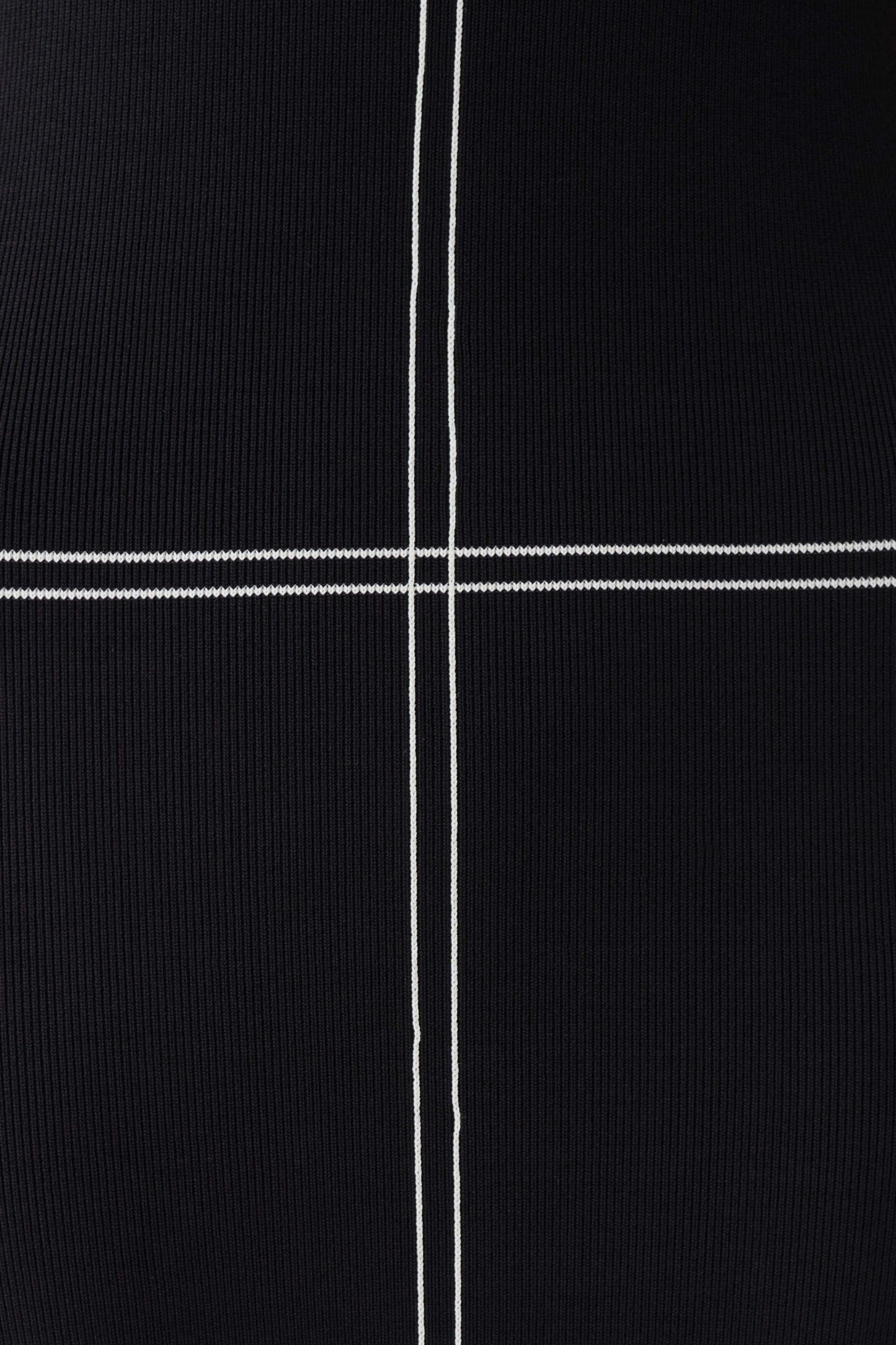Malone Bandage Knit Midi Dress - Black