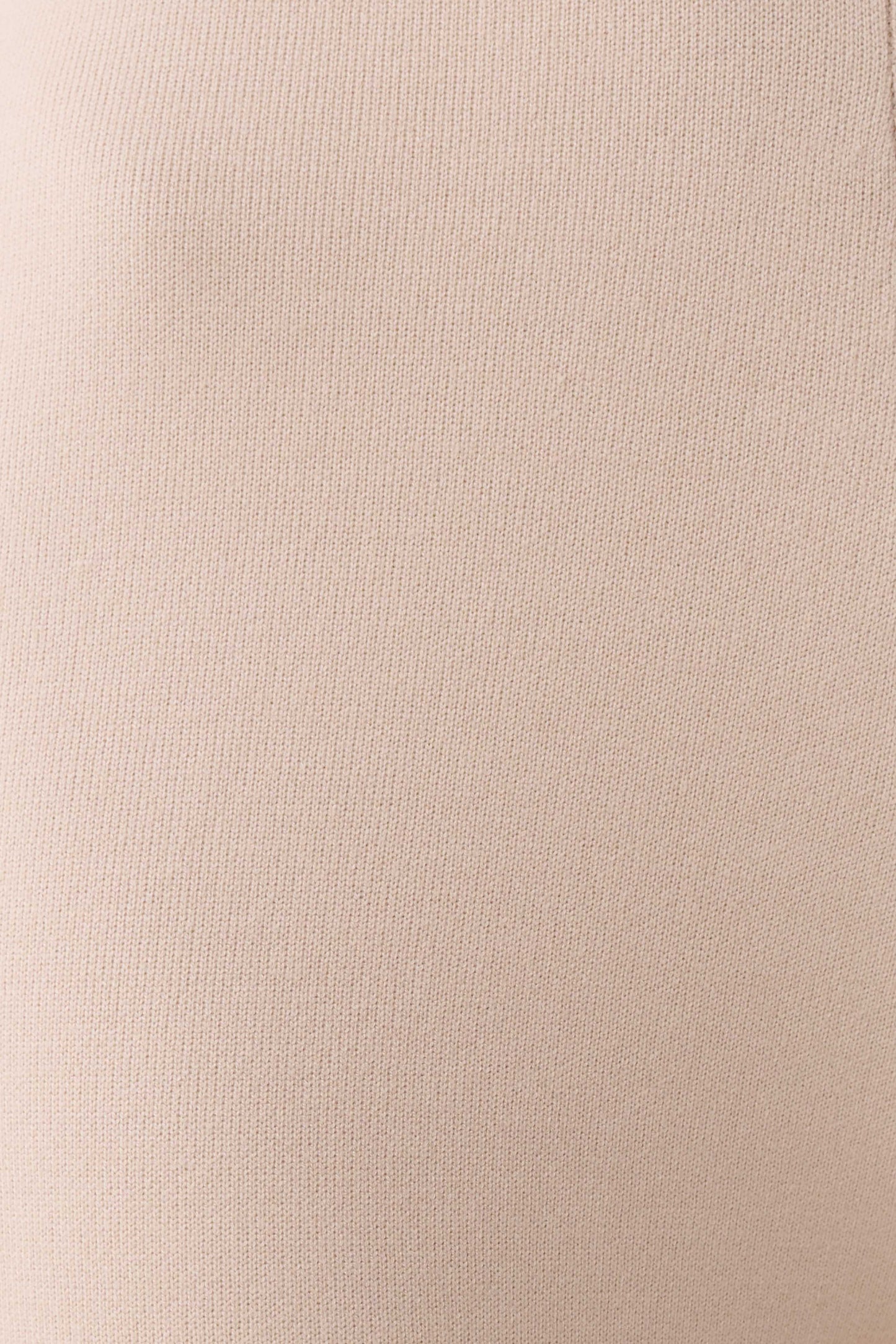Blaine Knit Cuffed Wide Leg Pants - Oat Marle