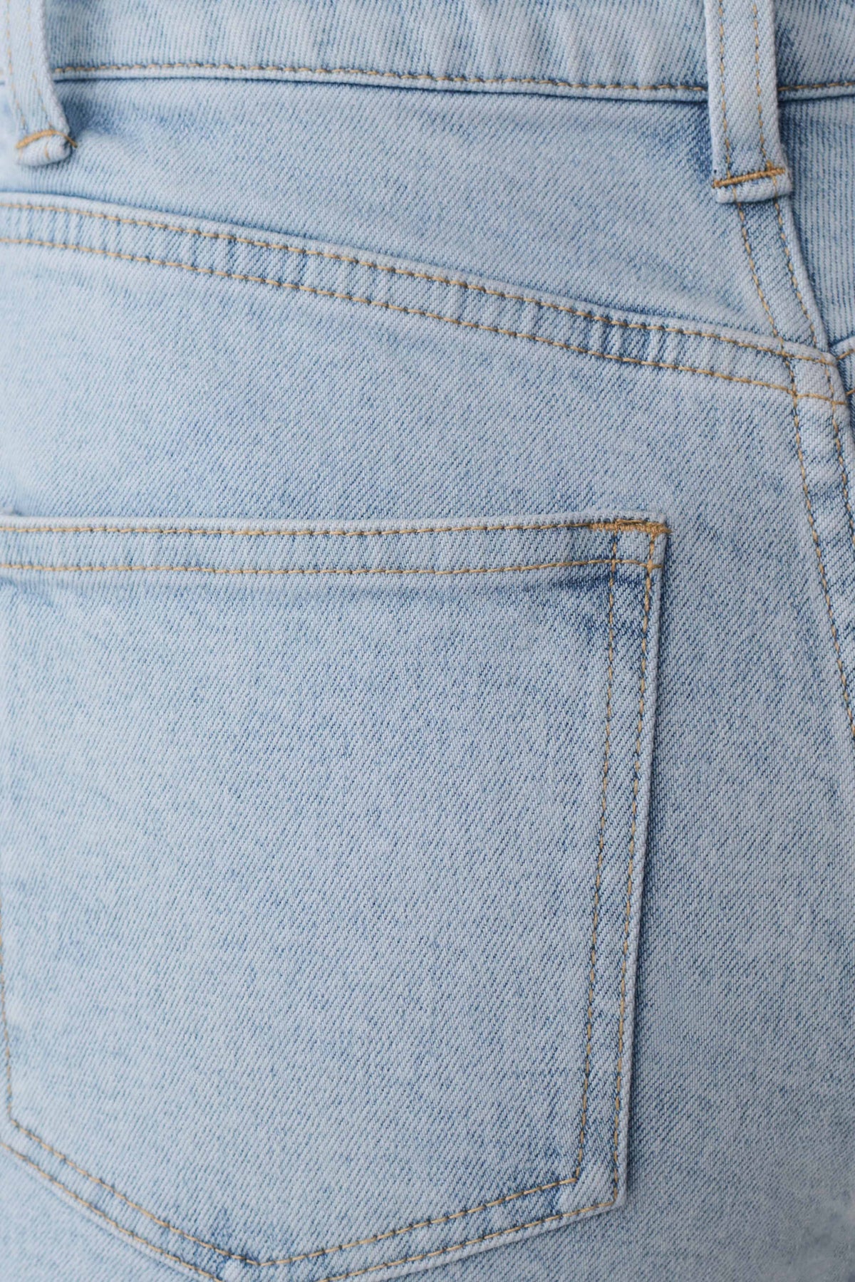 Mary Denim Capris - Light Blue