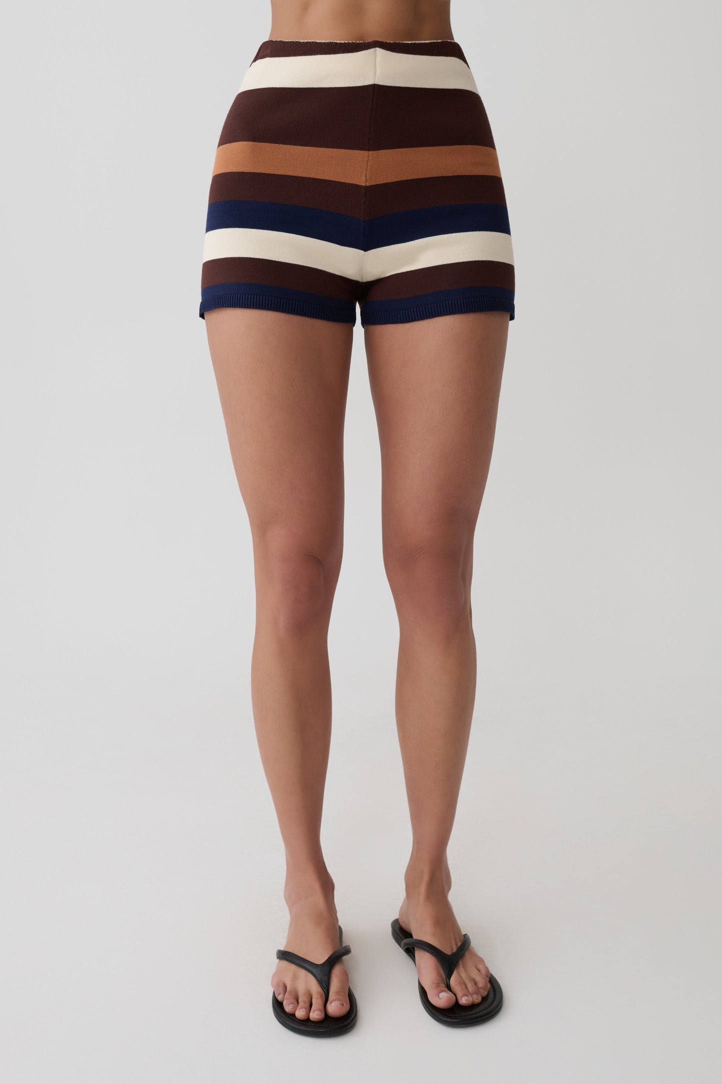 Philly Stripe Knit Short - Navy/Neutral