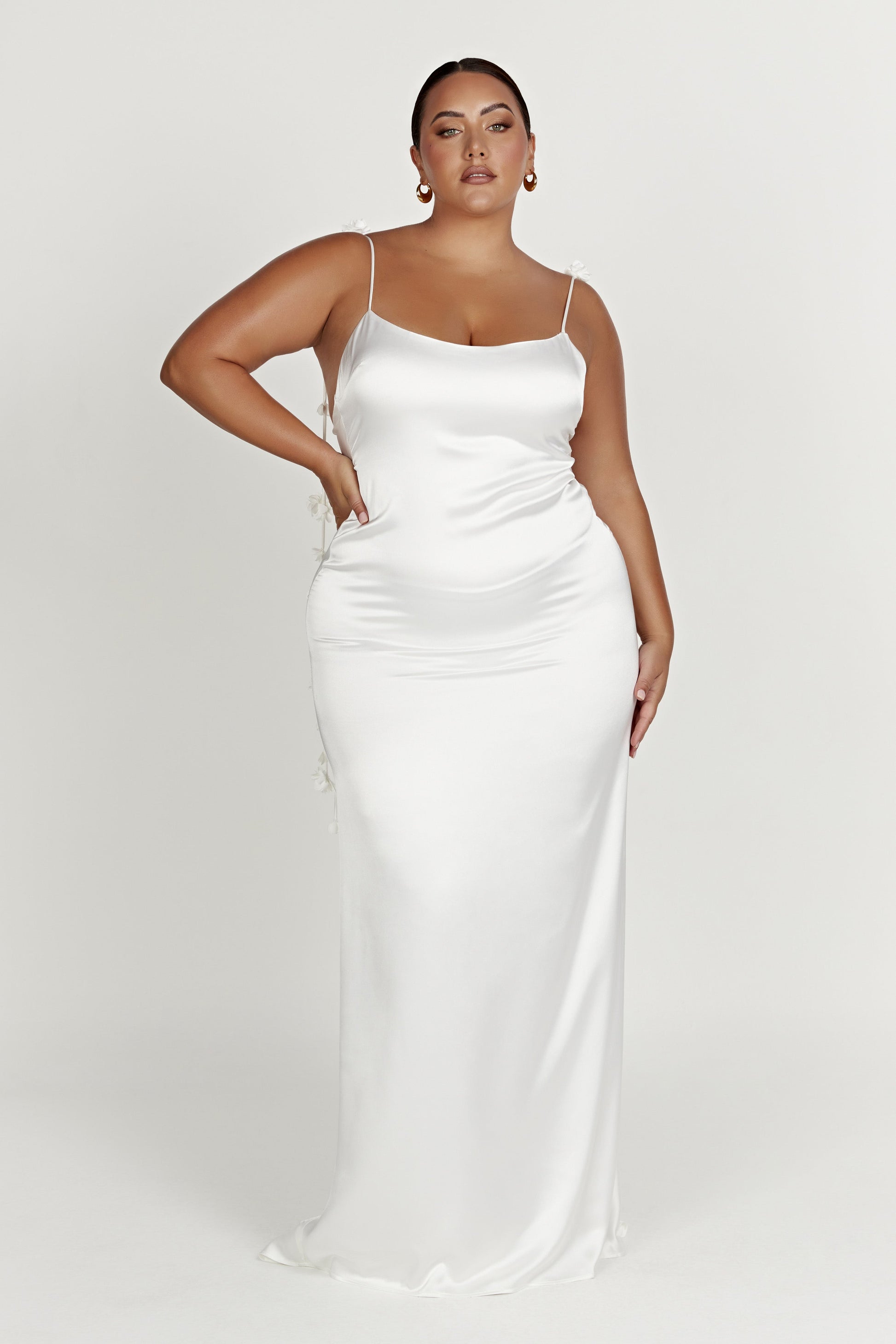 Elenora Rose Gown - White #4