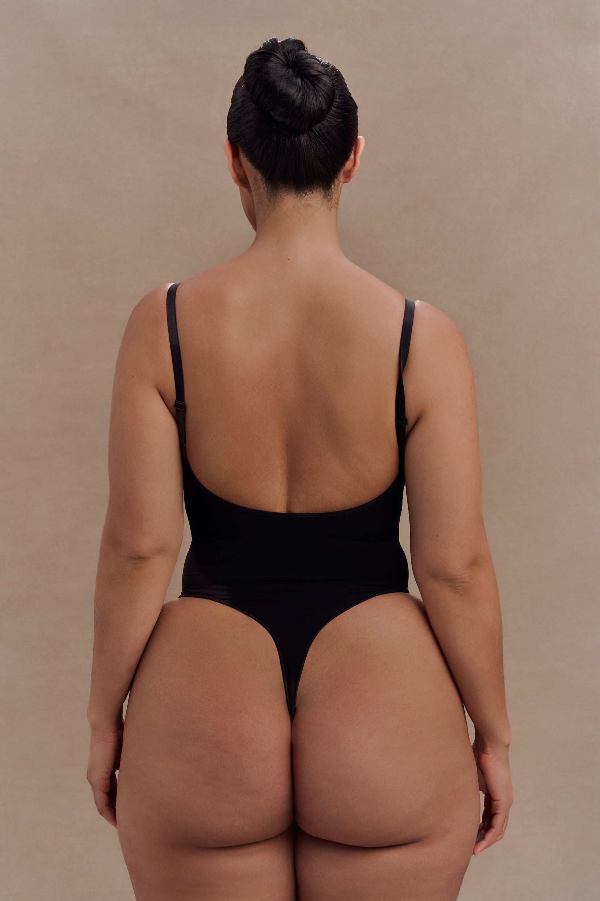 Alyssa Backless Shapewear Bodysuit - Black #7