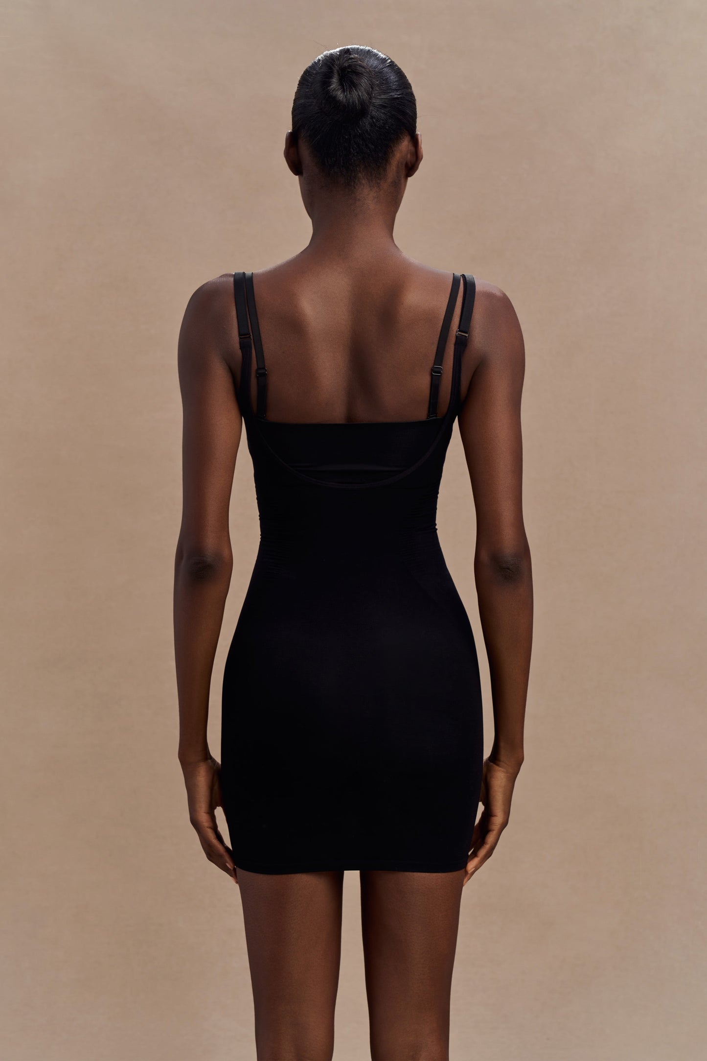 Jocelyn Backless Shapewear Mini Dress - Black
