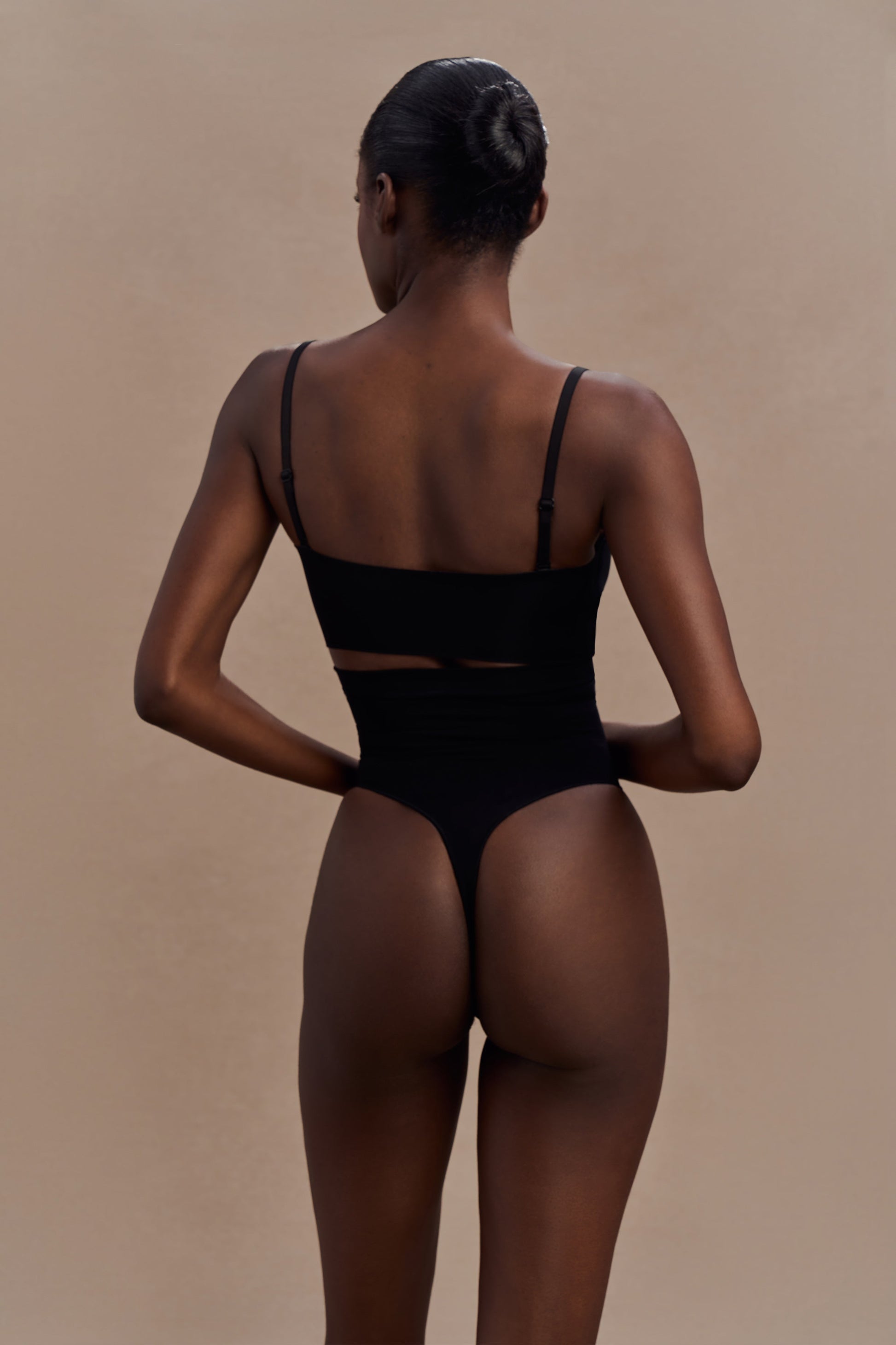 Saria High Waist Shapewear Briefs - Black #7