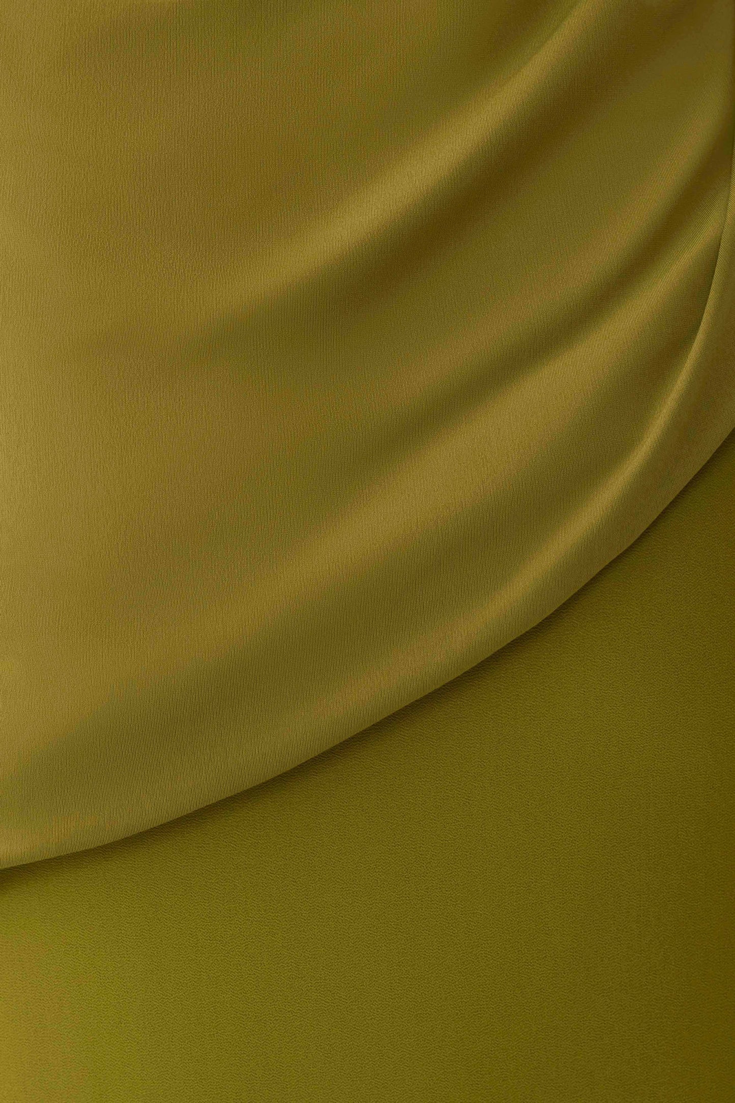 Yuna Draped Hardware Top - Martini Olive