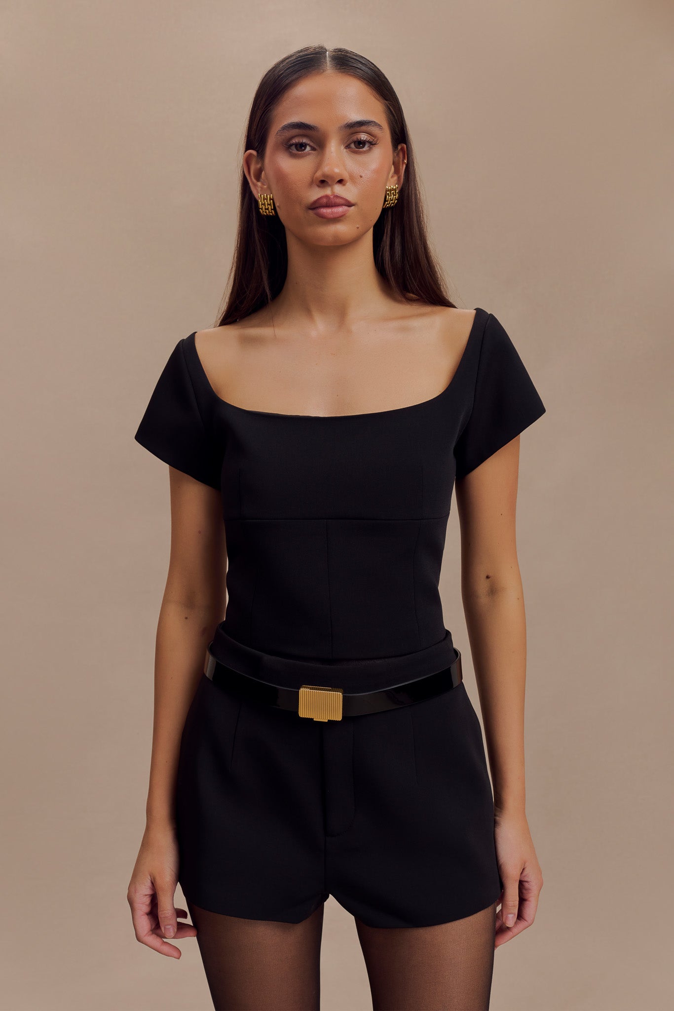 Celeste Hot Pant Short - Black #3