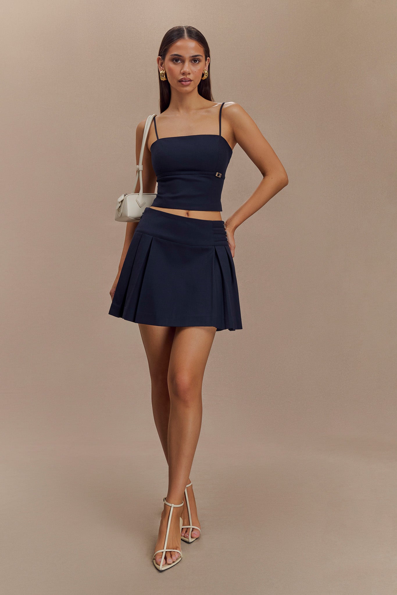 Aberley Crop Top - Dark Navy #2