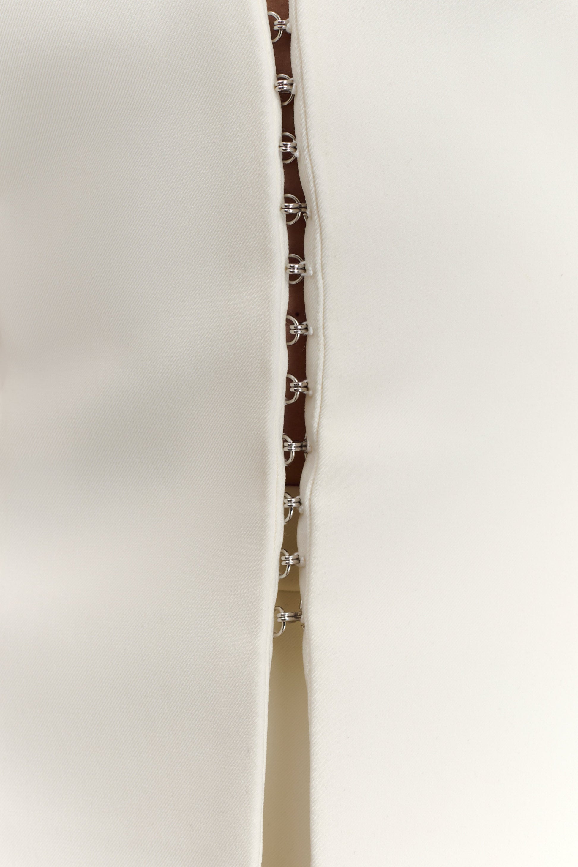 Melinda Structured Vest Top - Ivory #7