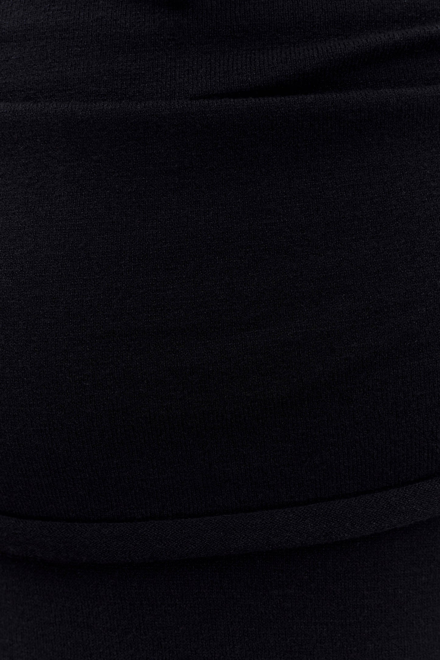 Georgiana Off Shoulder Knit Midi Dress - Black