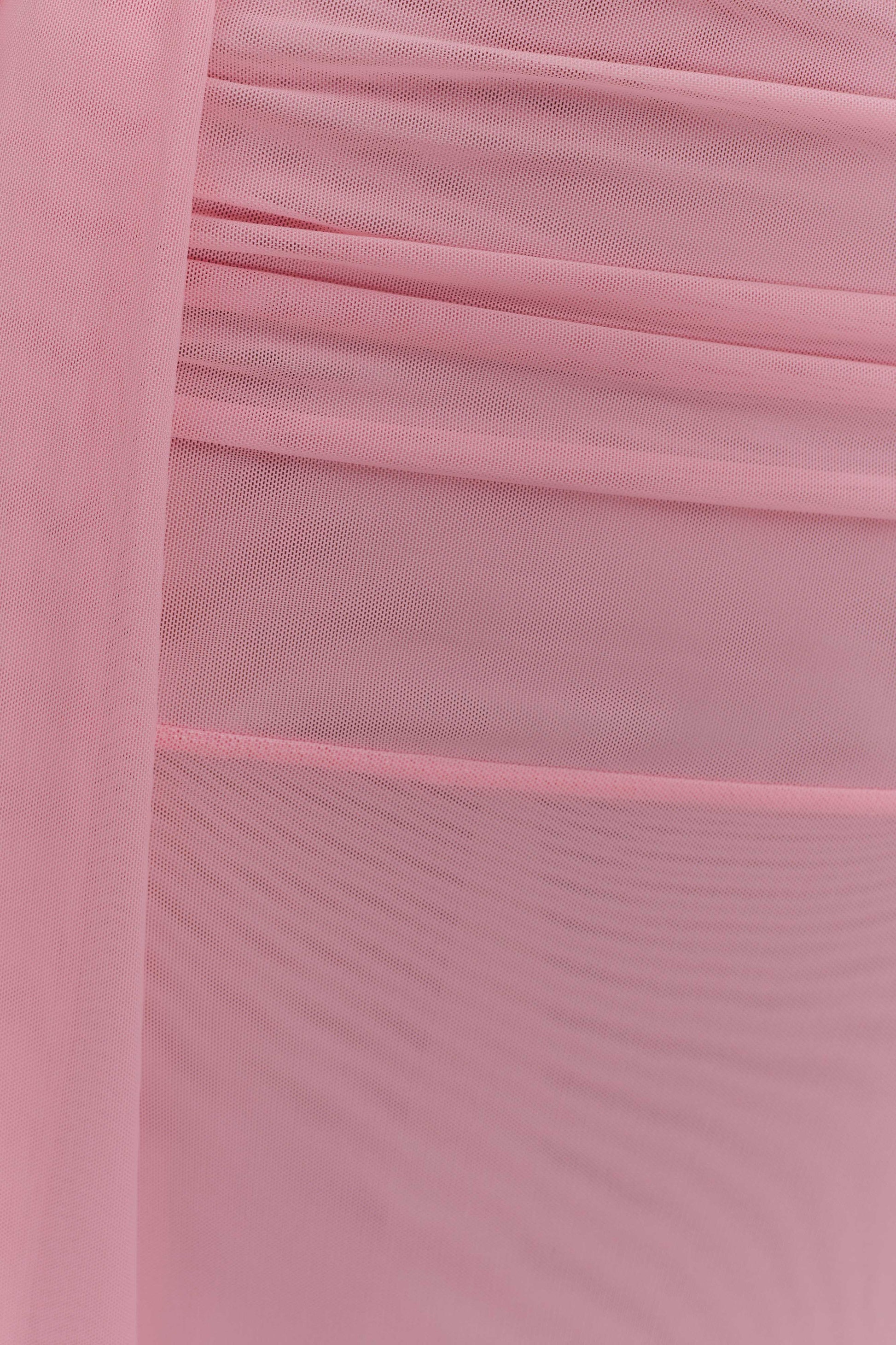 Arna Mesh Maxi Skirt - Candy Pink #7