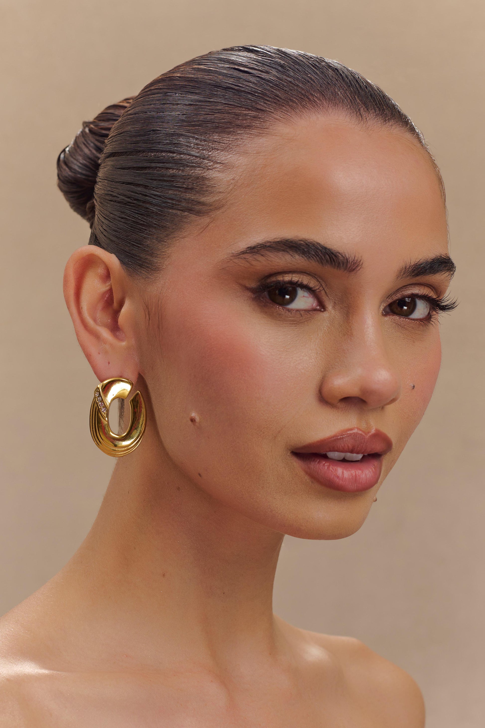 Lennon Hoop Earrings - Gold #2