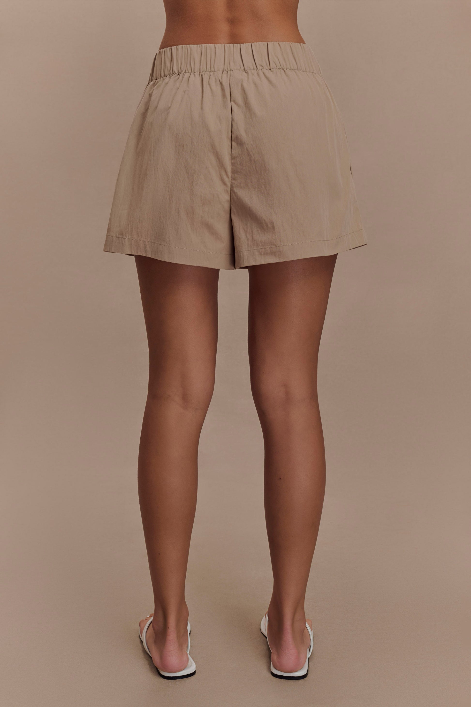 Johanna Cotton Relaxed Shorts - Sand #3