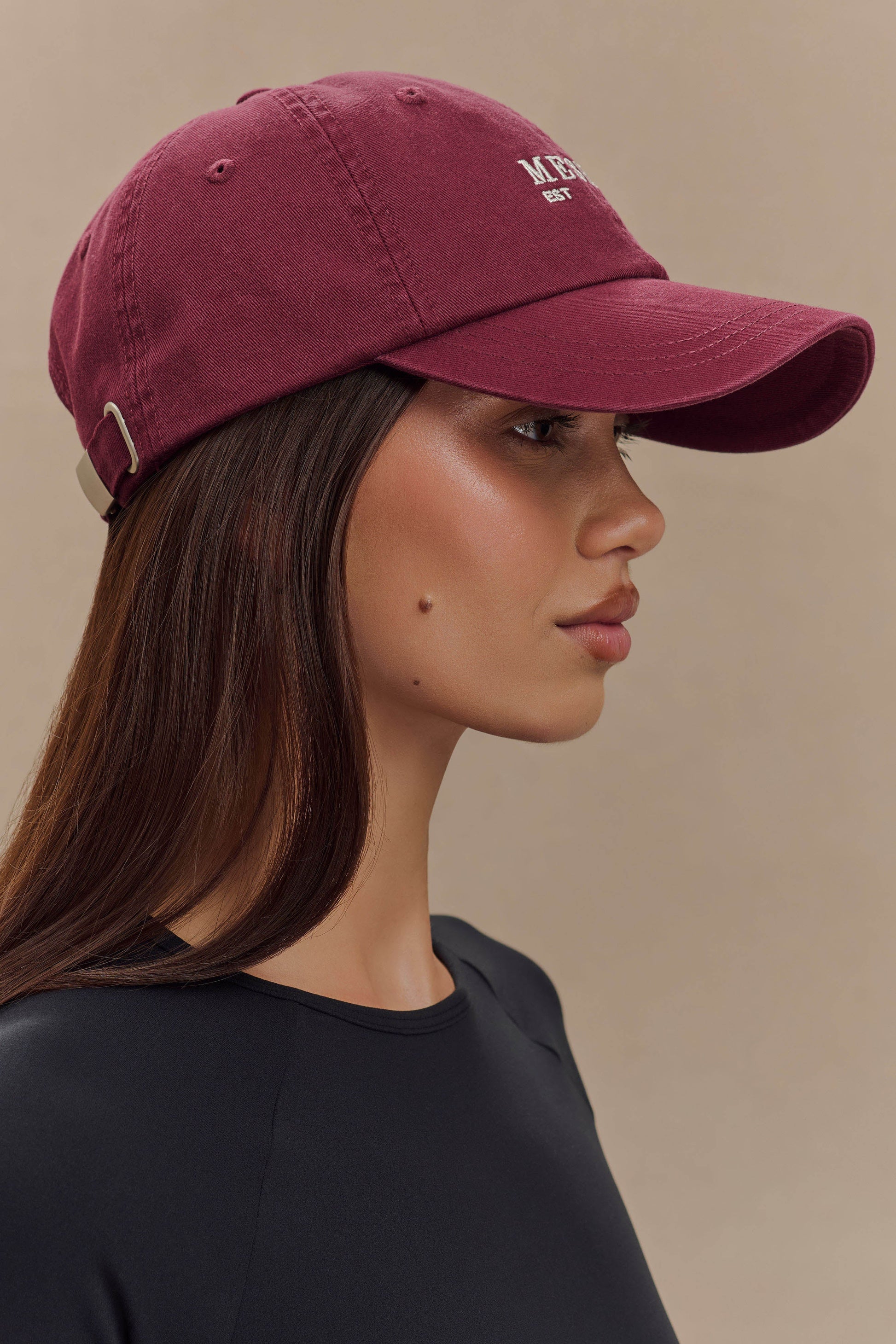 MESHKI Ball Cap - Burgundy #2