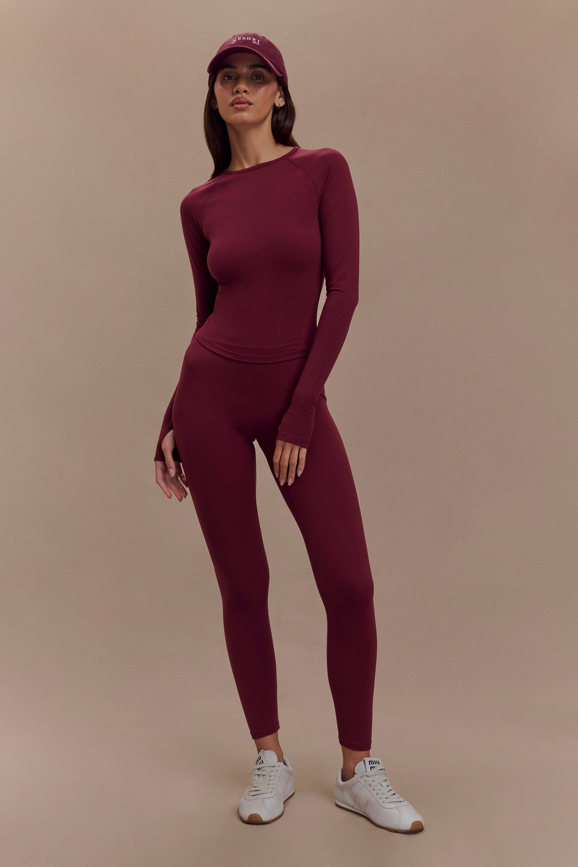 MESHKI Ball Cap - Burgundy #6