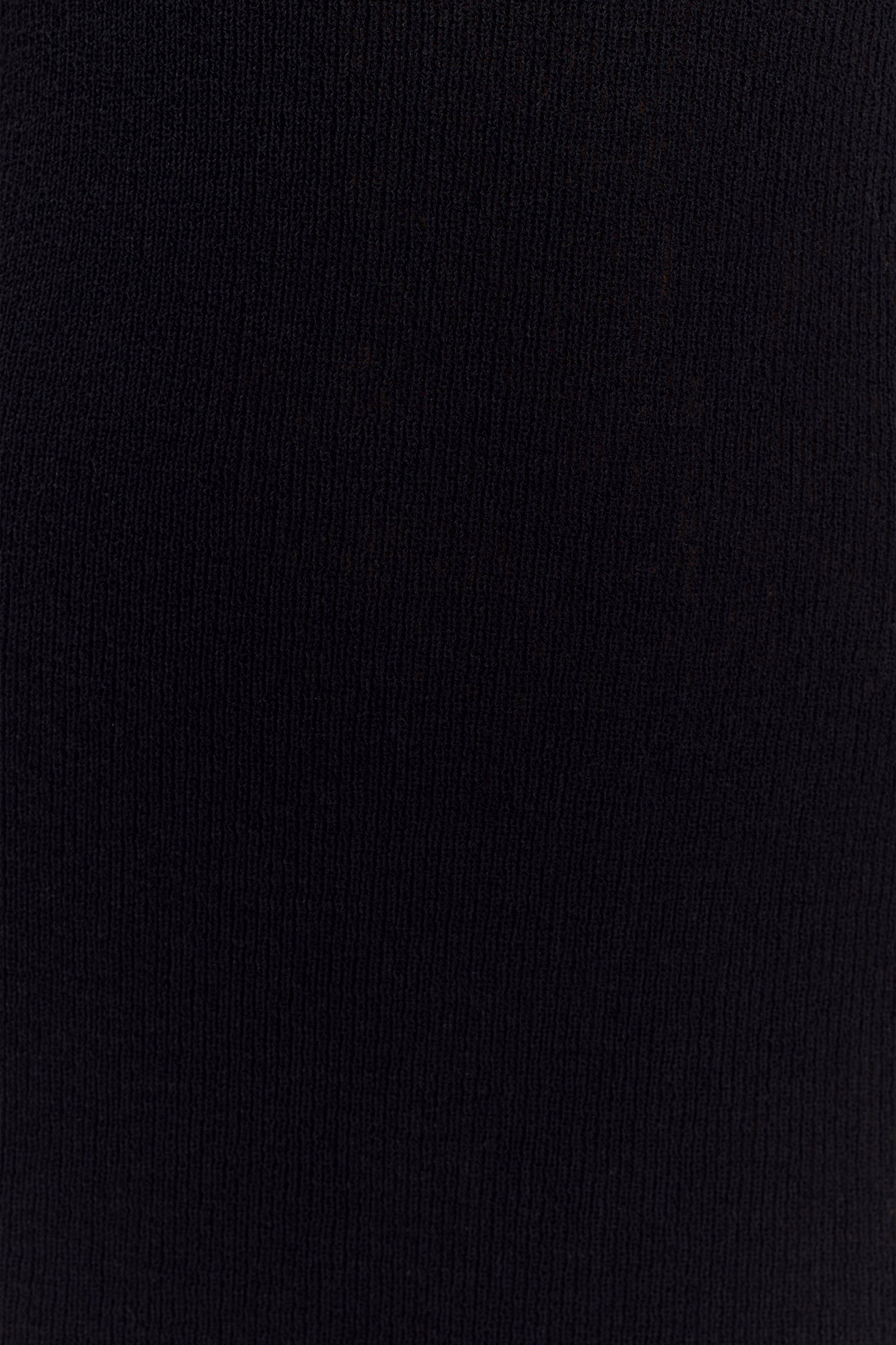 Melodie Halter Knit Maxi Dress - Black/White #6