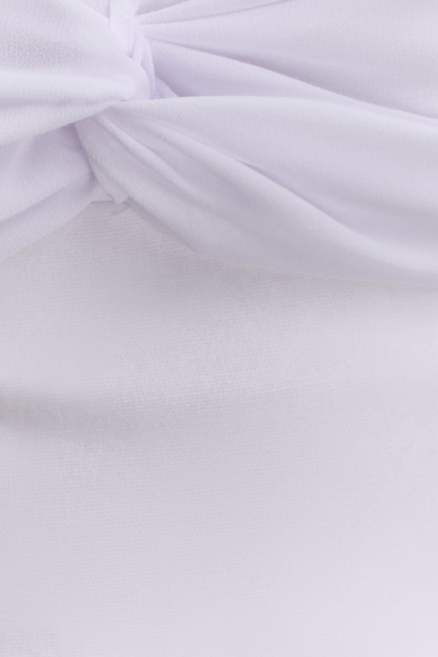 Talia Chiffon And Linen Halter Top - White