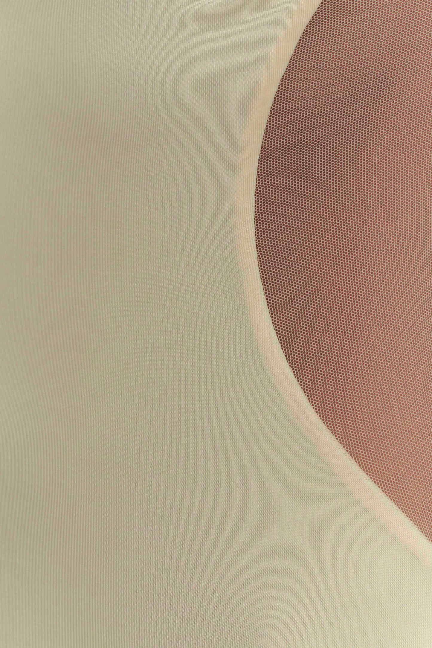 Massie Slinky And Mesh Maxi Dress - Lemon