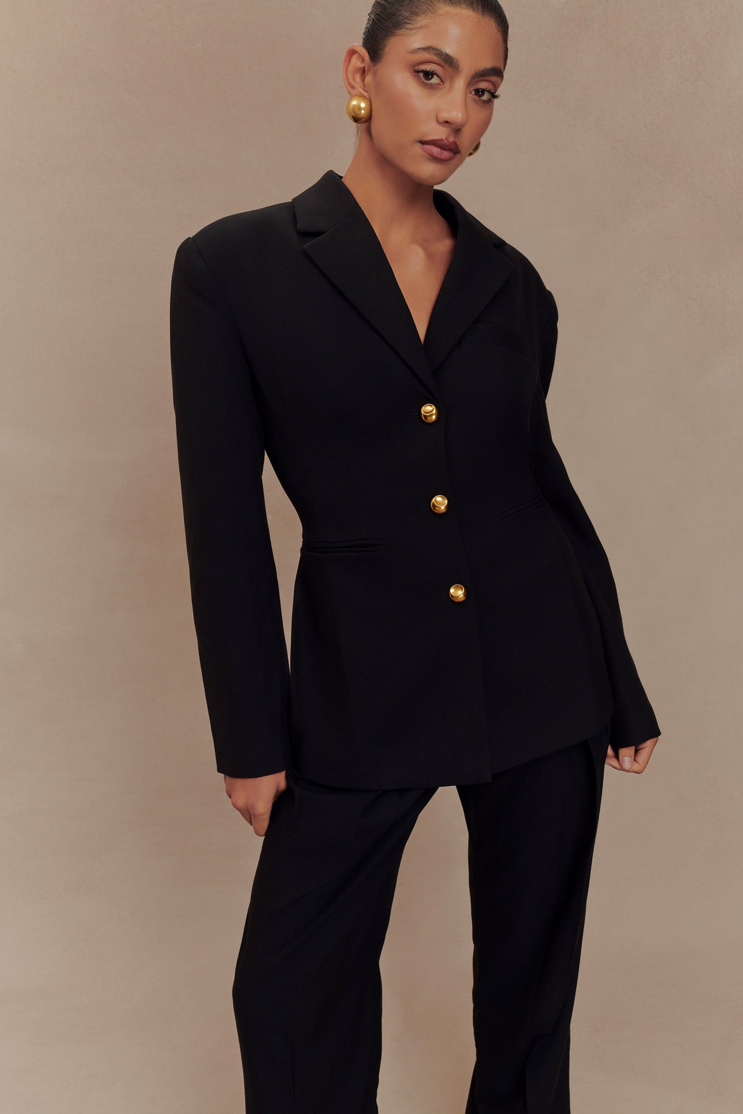 Bellamy Cinched Blazer - Black