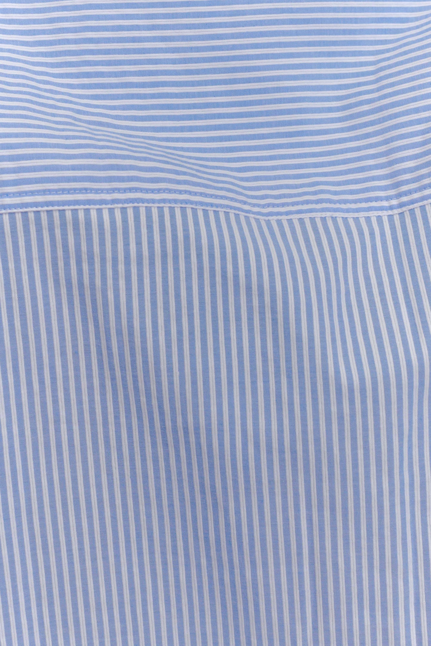 Hansen Oversized Shirt - Blue Pinstripe