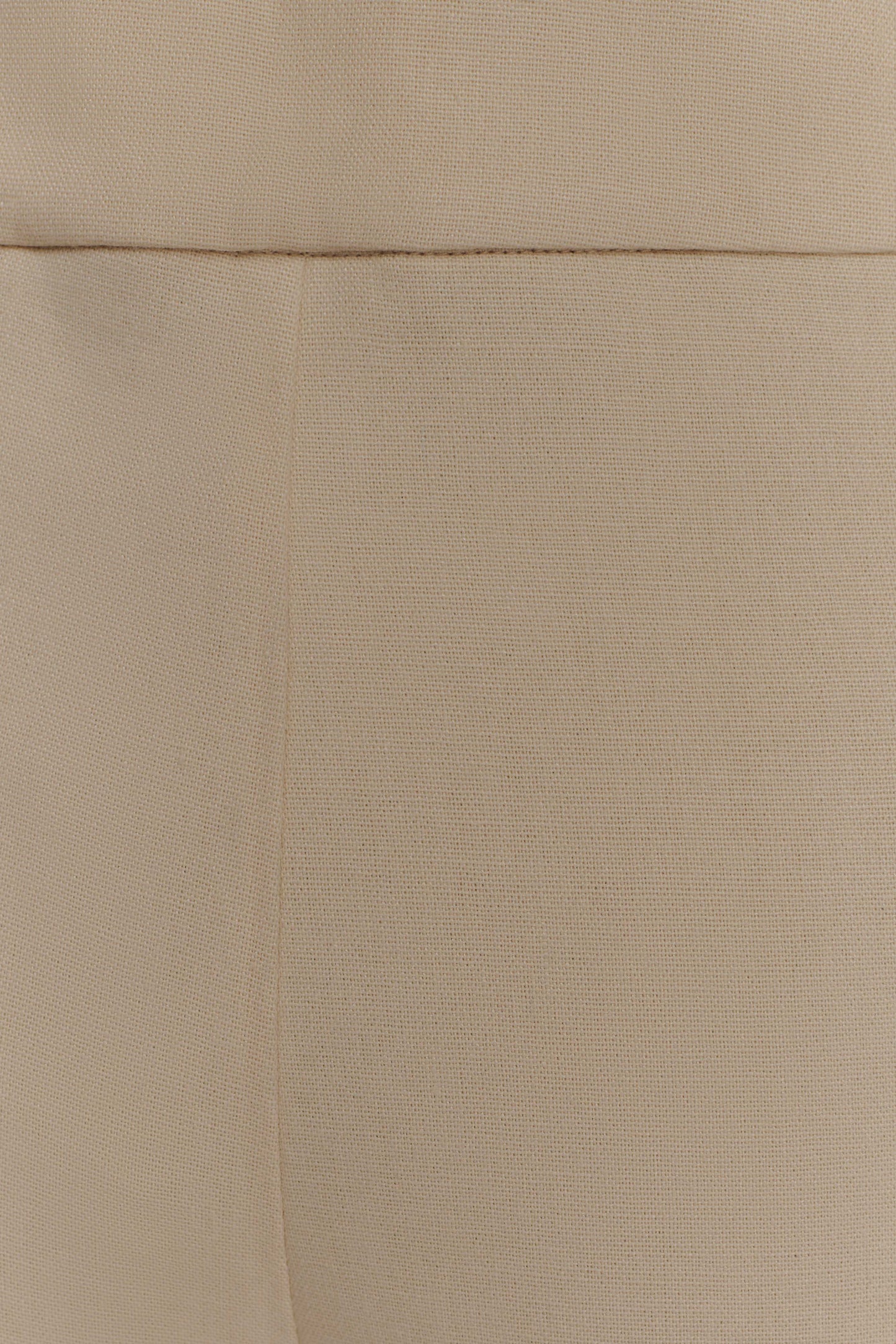 Raya Mid Rise Wide Leg Linen Pant - Natural Beige