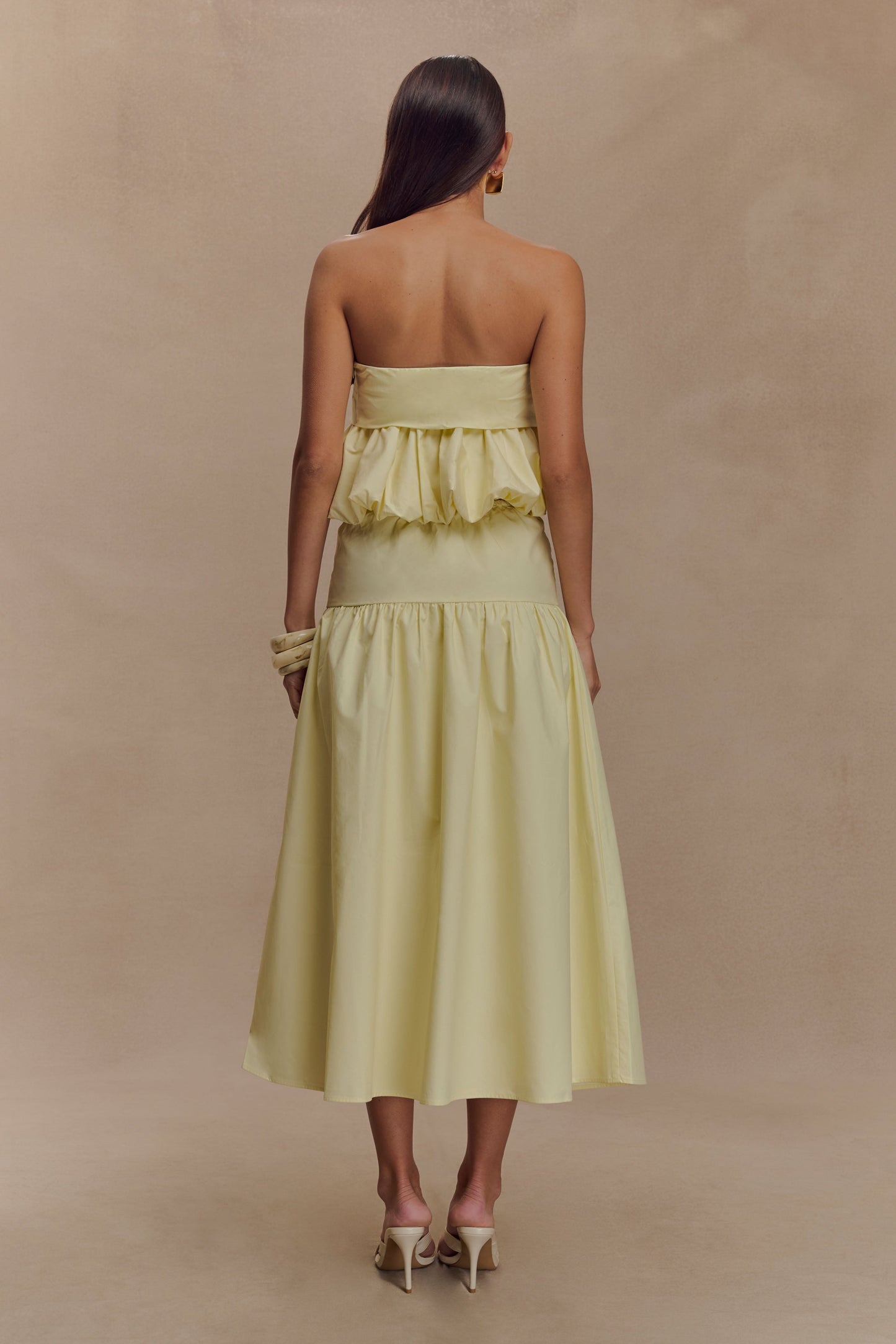 Amirah Midi Skirt - Lemon