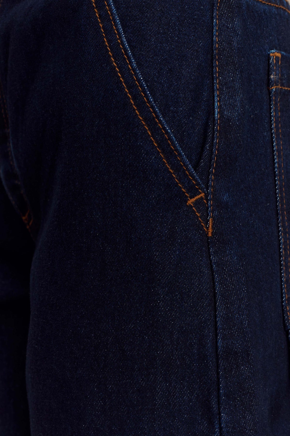 Renata Barrel Denim Jeans - Indigo Blue