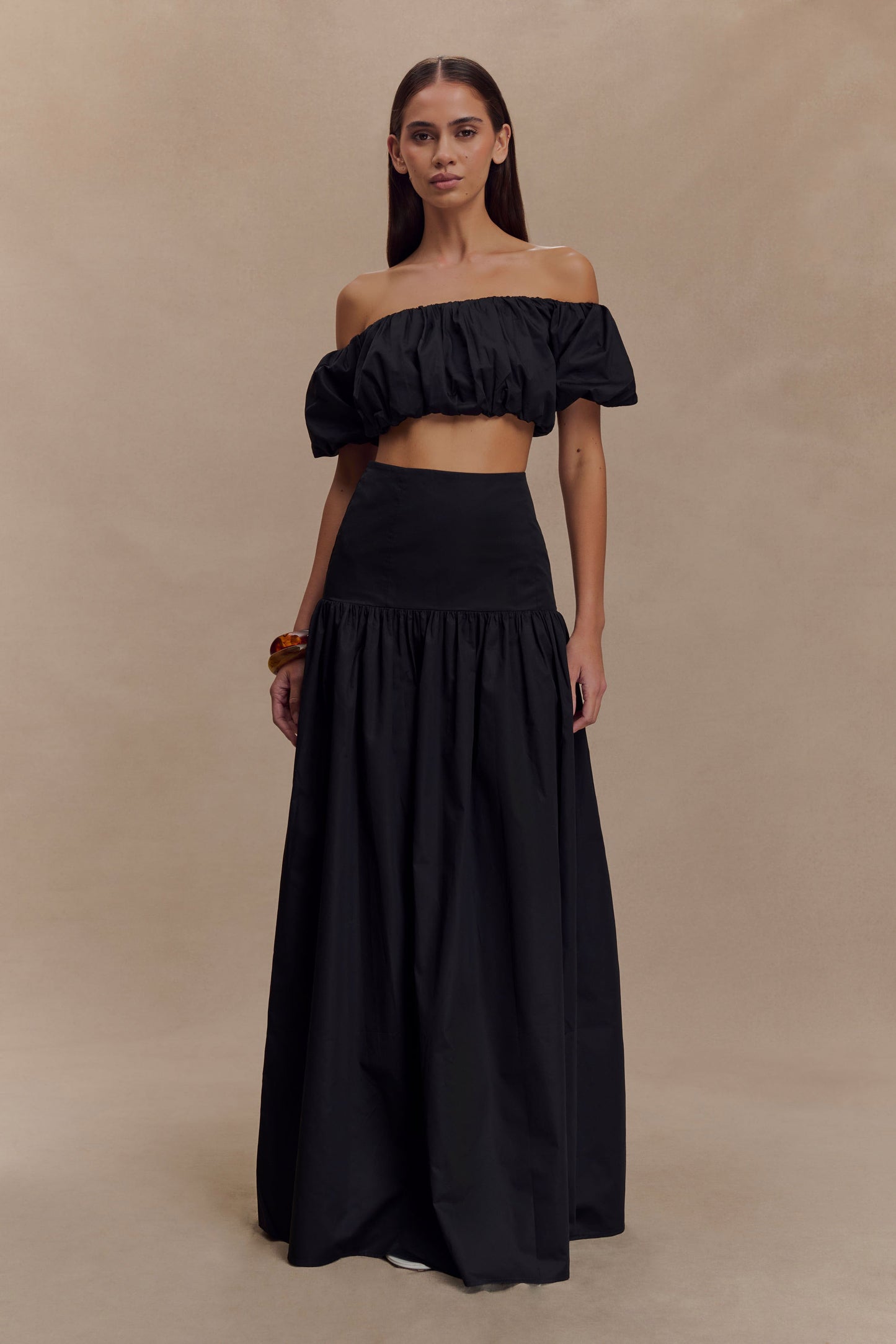 Autumn Maxi Skirt - Black