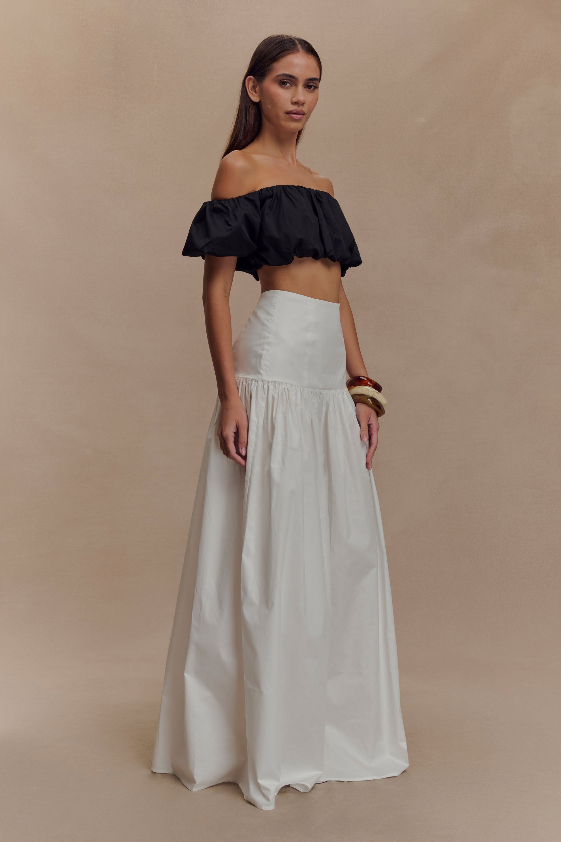 Autumn Maxi Skirt - White #4