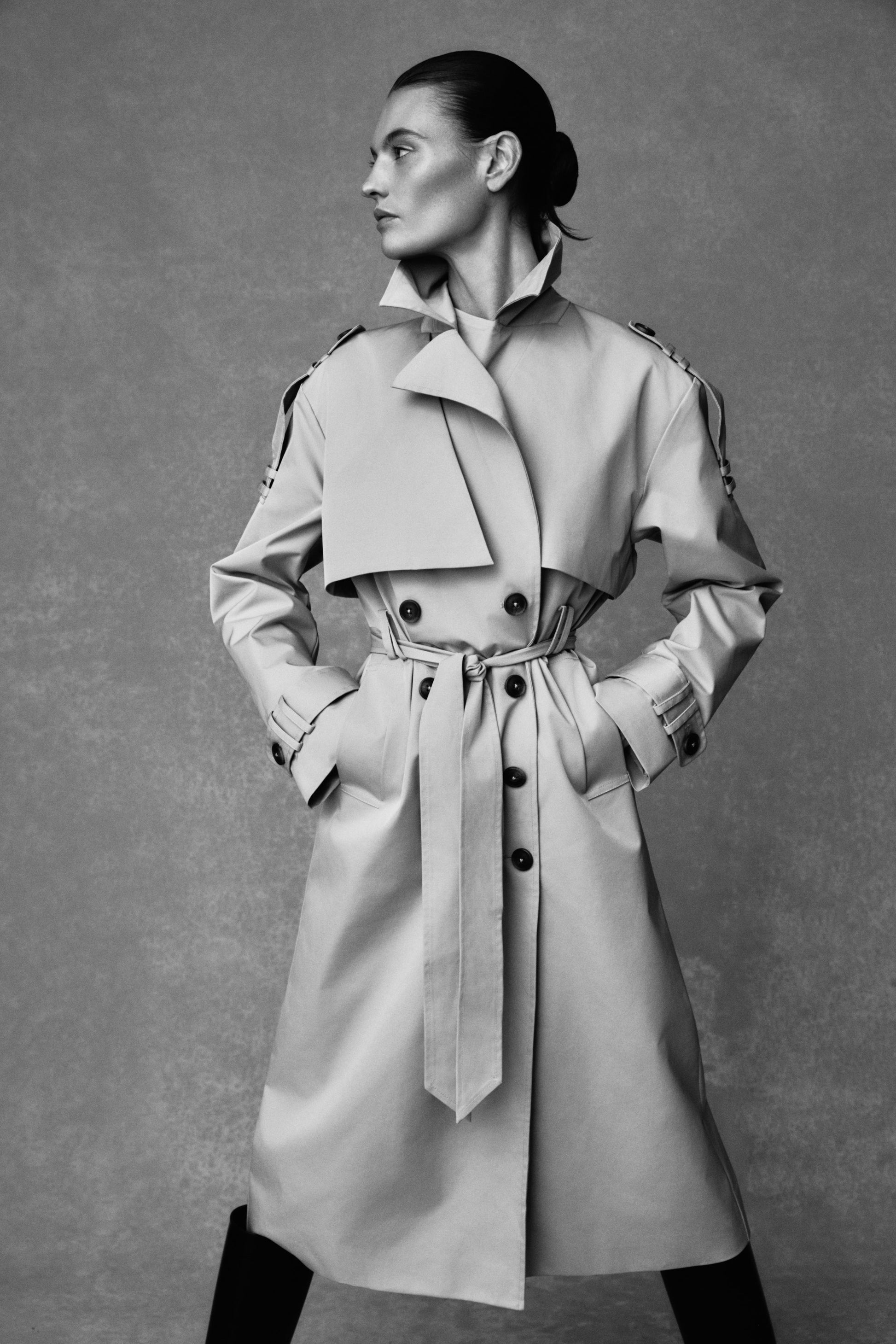 Lois Twill Trench Coat - Camel #2