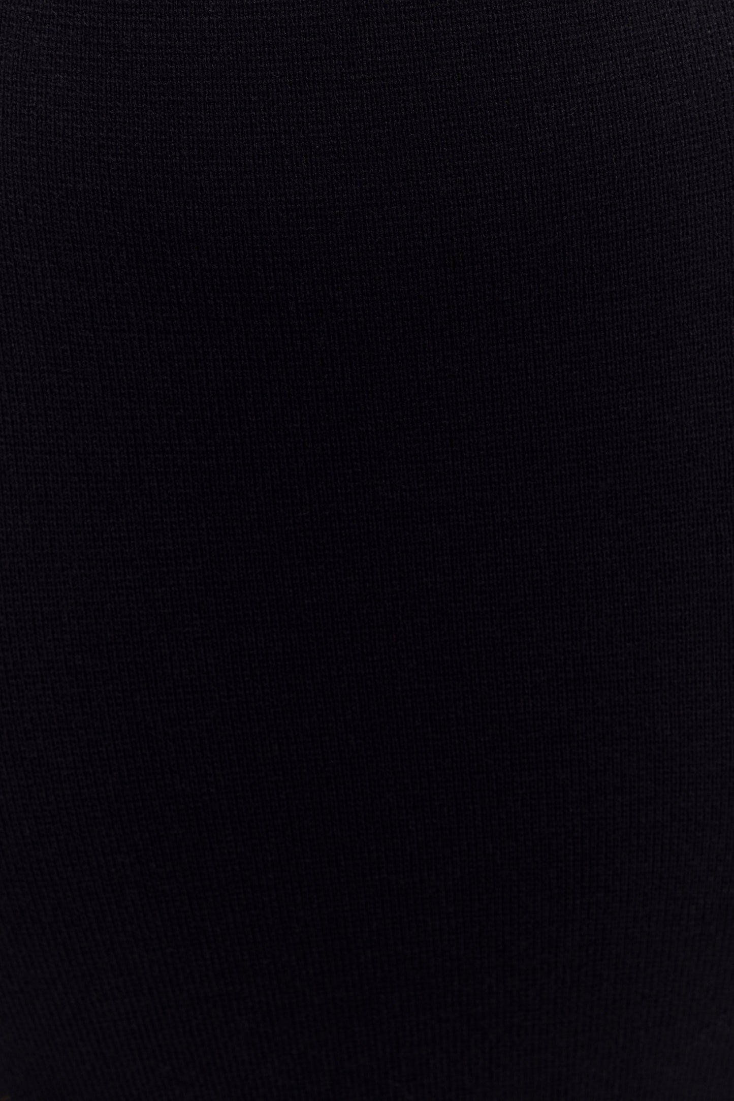 Justine Belted Knit Top - Black