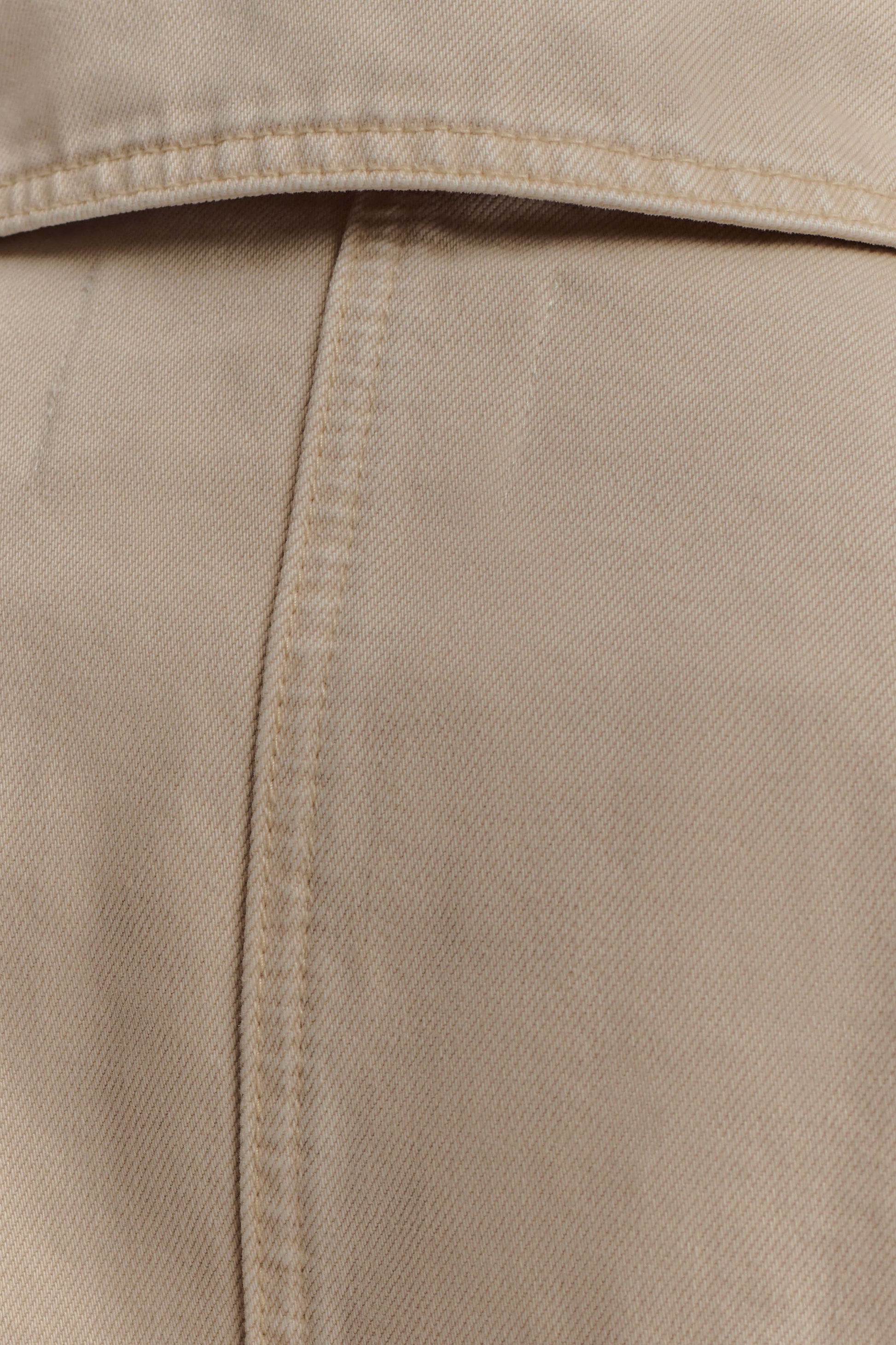 Fallon Cropped Denim Jacket - Stone Wash #7