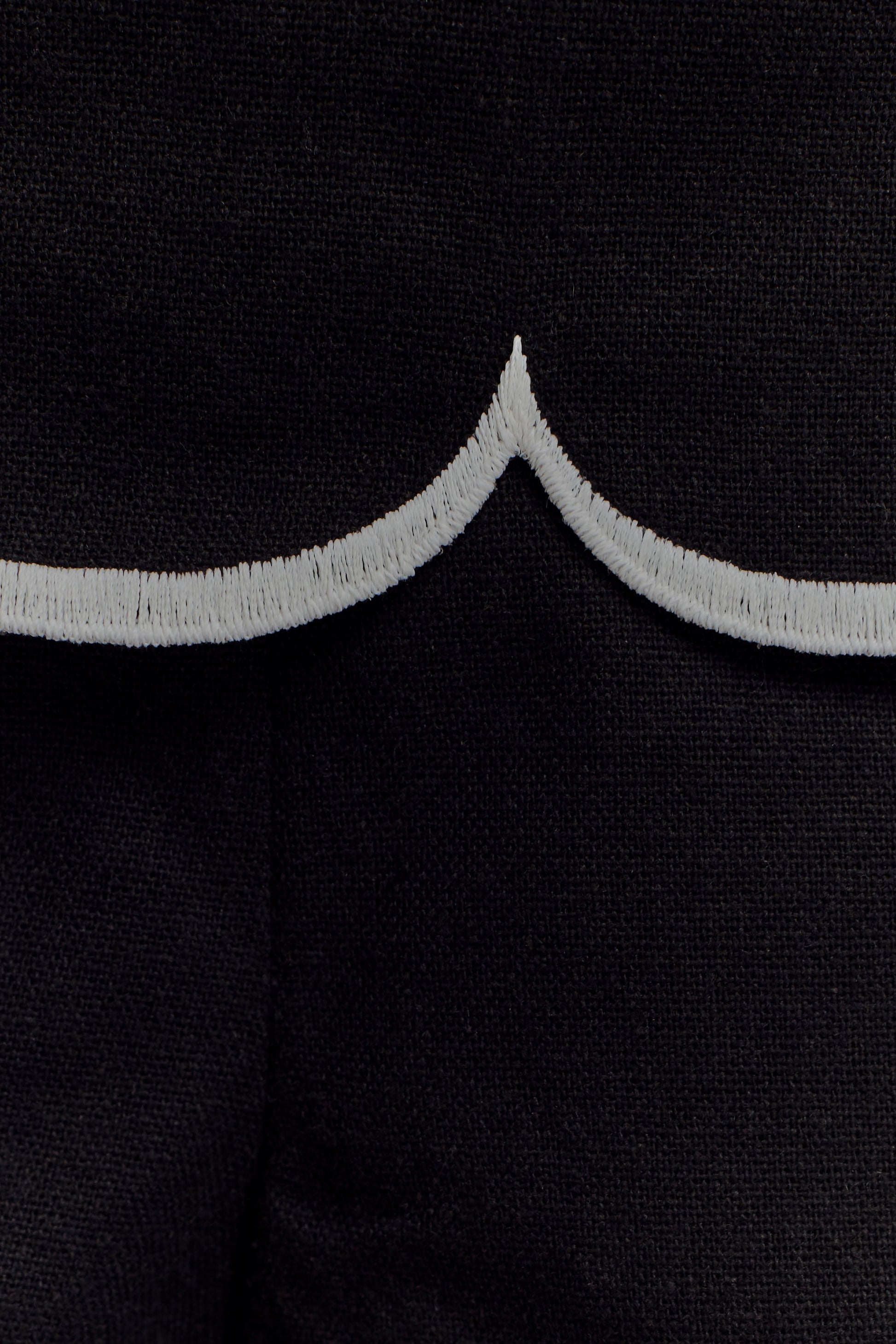 Judith Scallop Shorts - Black #5