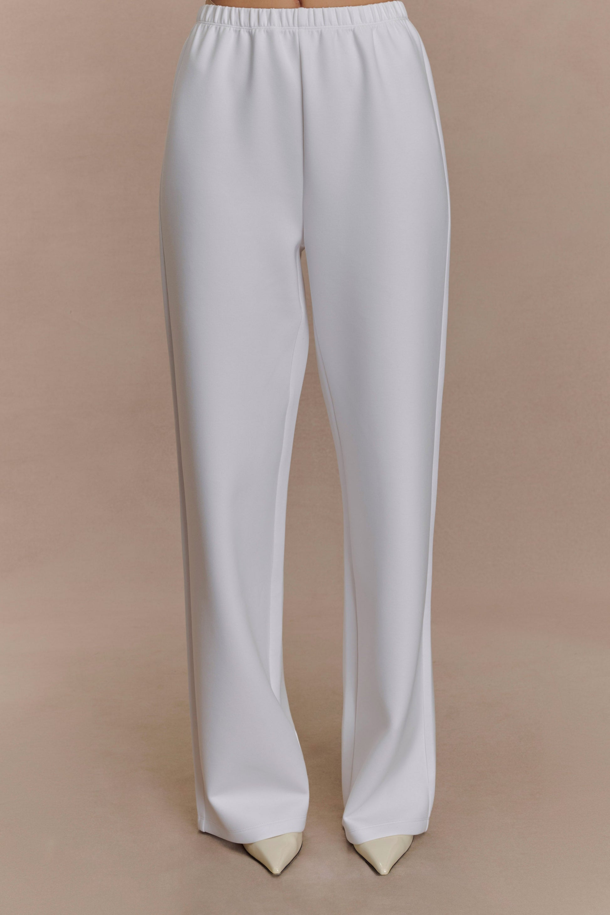 August Straight Leg Jogger - Ivory #2