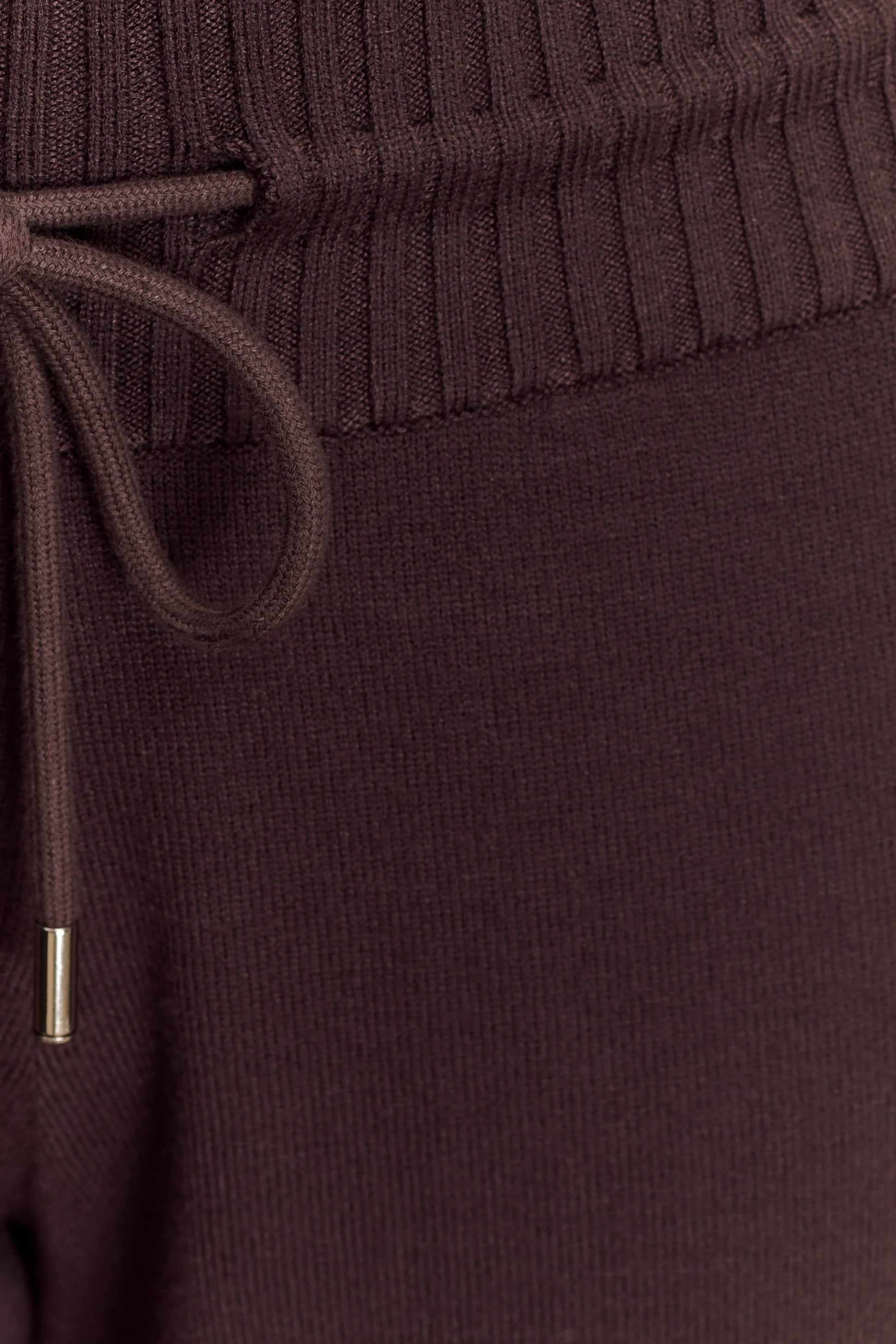 Natalya Knit Wide Leg Pants - Dark Chocolate #7