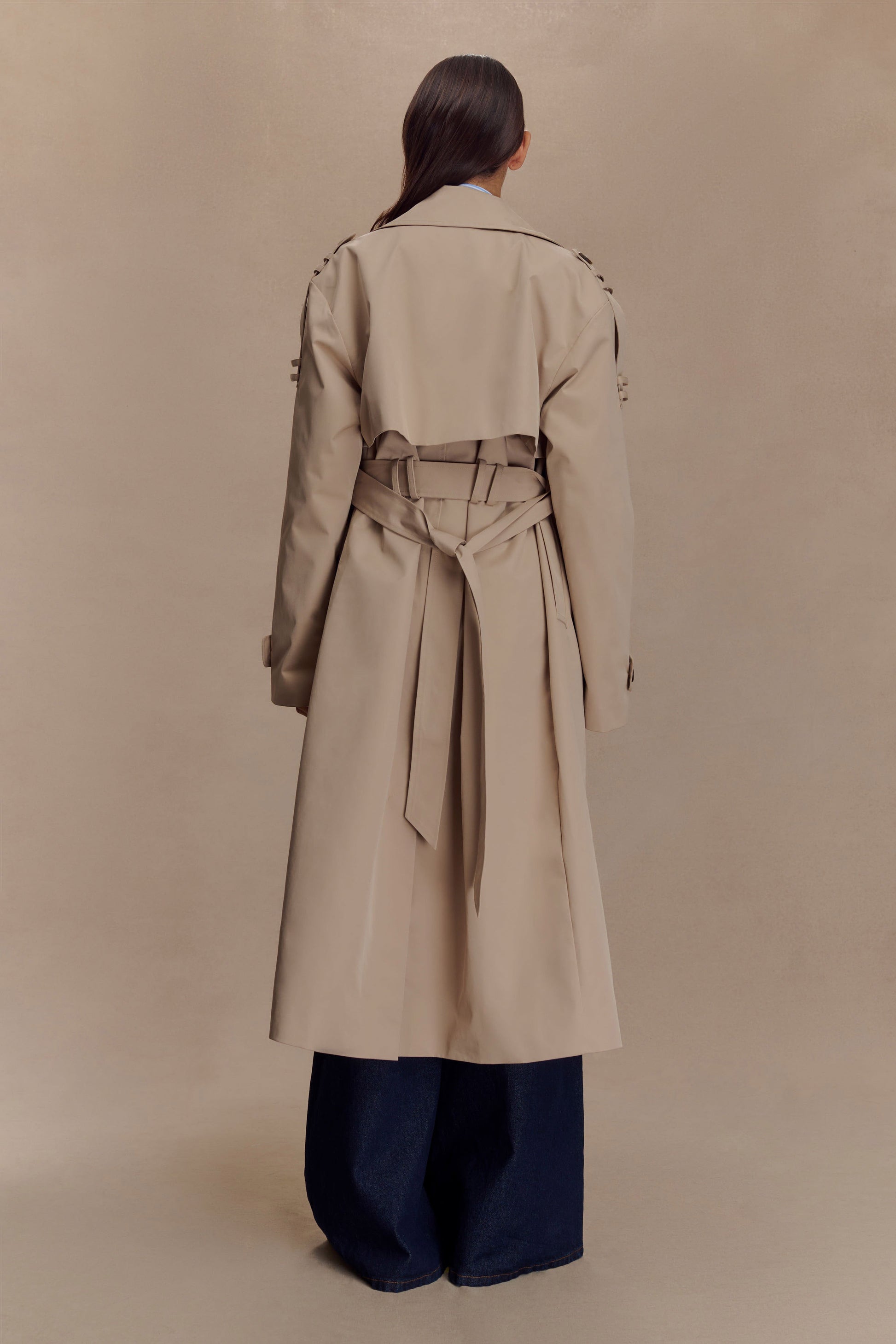Lois Twill Trench Coat - Camel #5