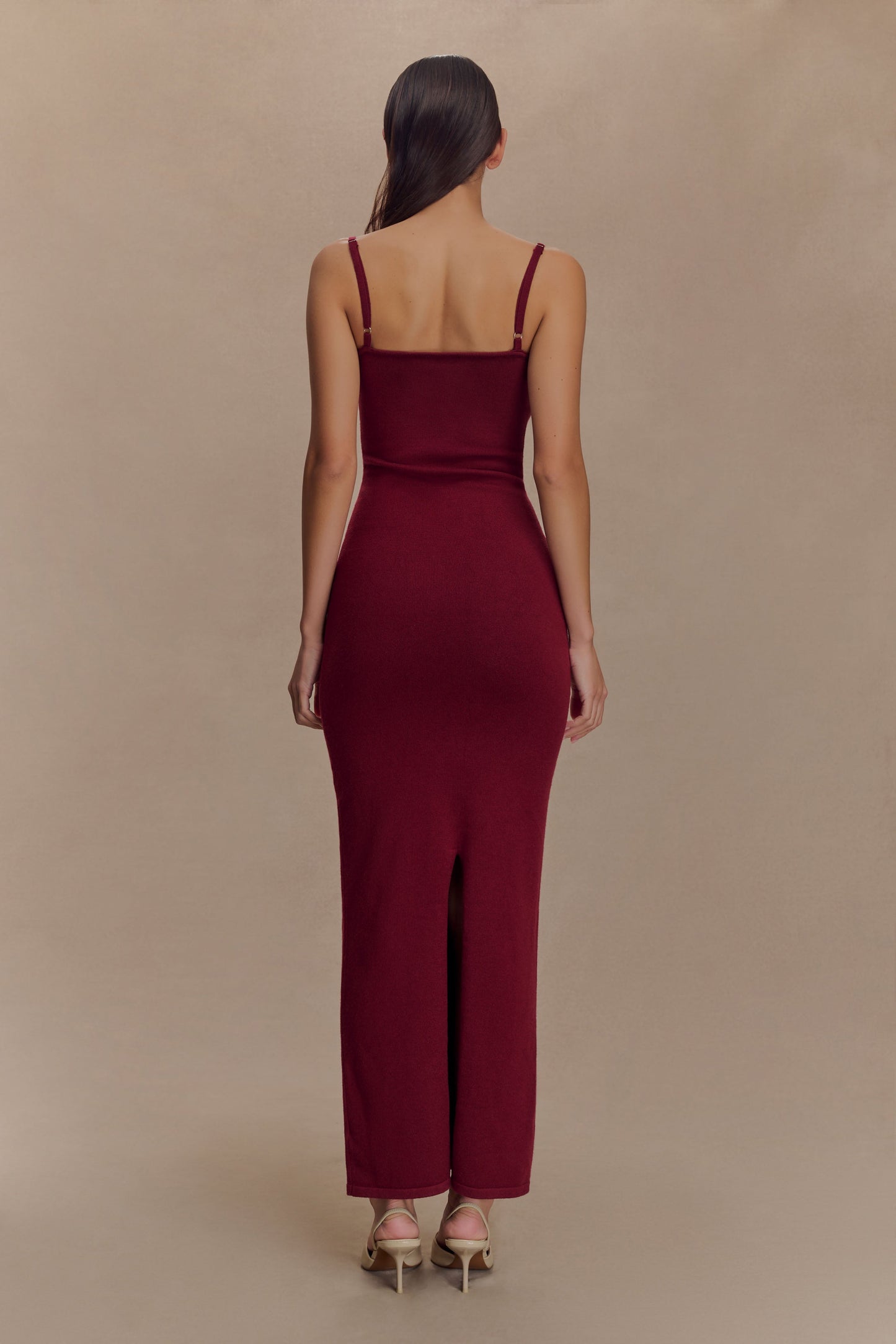 Kingston Knit Maxi Dress - Merlot