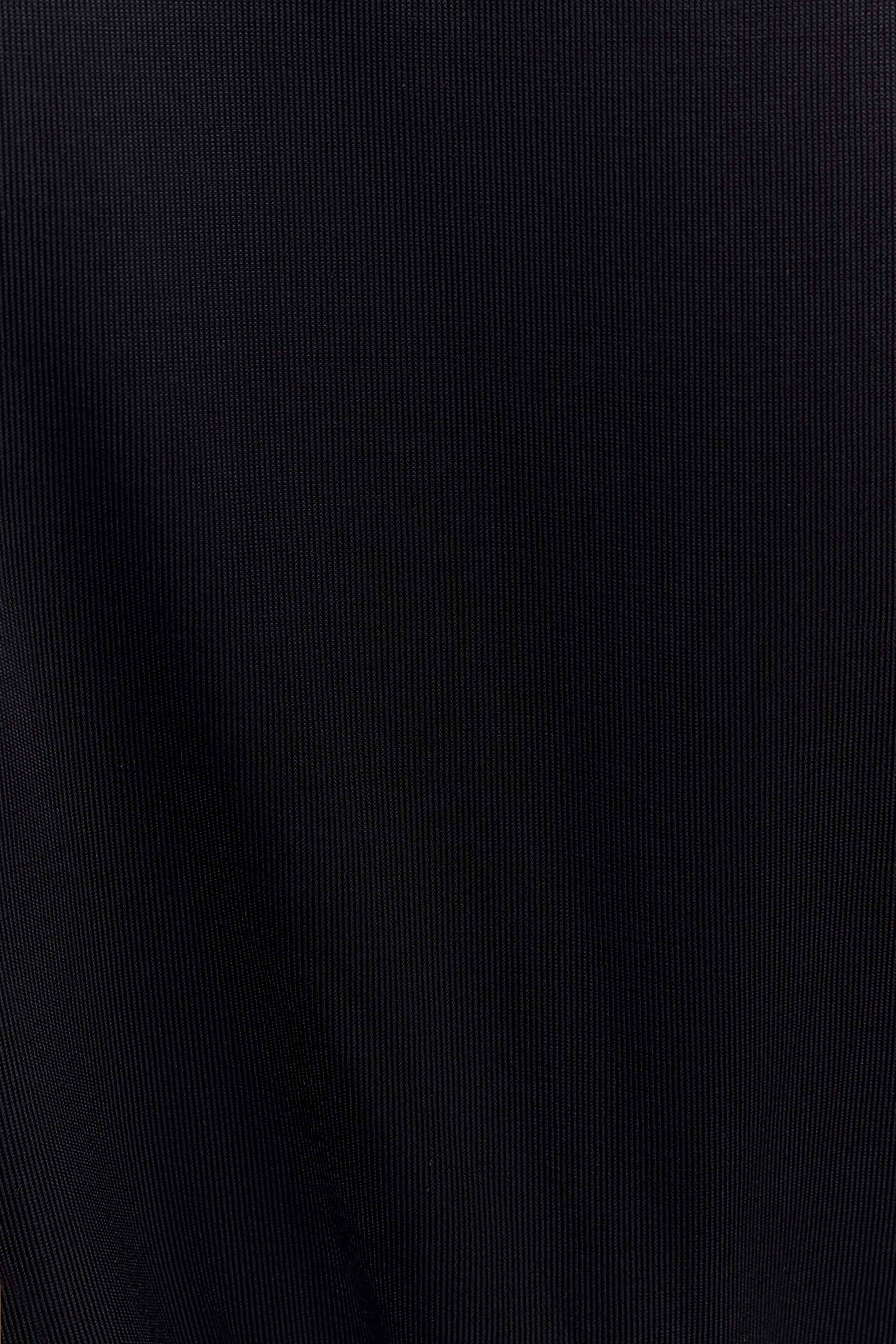 Elke Slinky V Neck Maxi Dress - Black #6