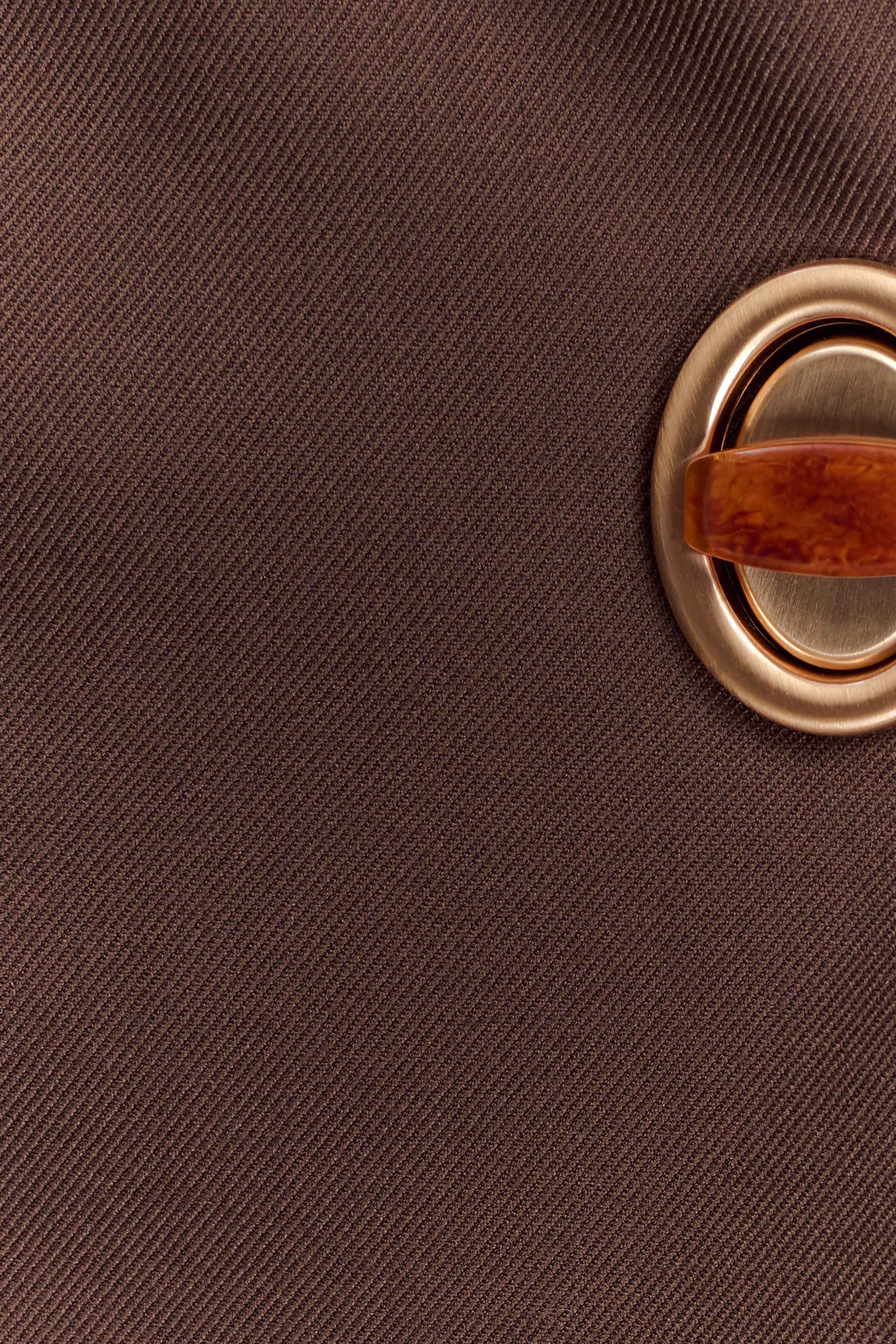 Max Cinched Waist Blazer - Chocolate #7