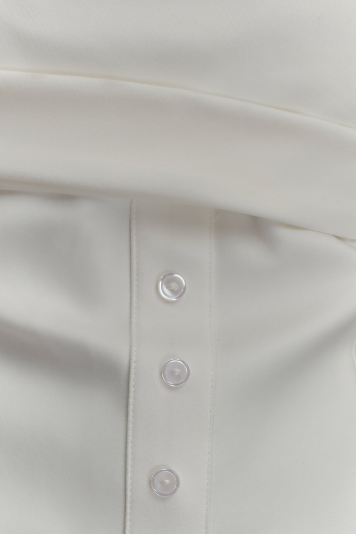 Zillah Strapless Cotton Top - White