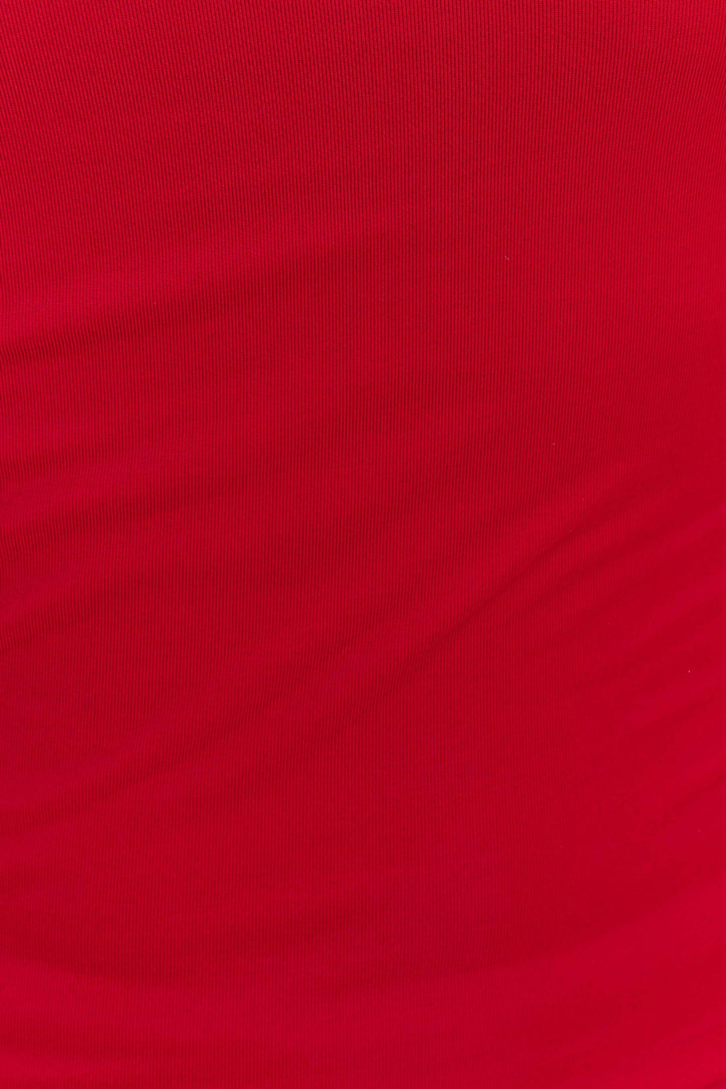 Bruna Slinky Fishtail Maxi Skirt - Red