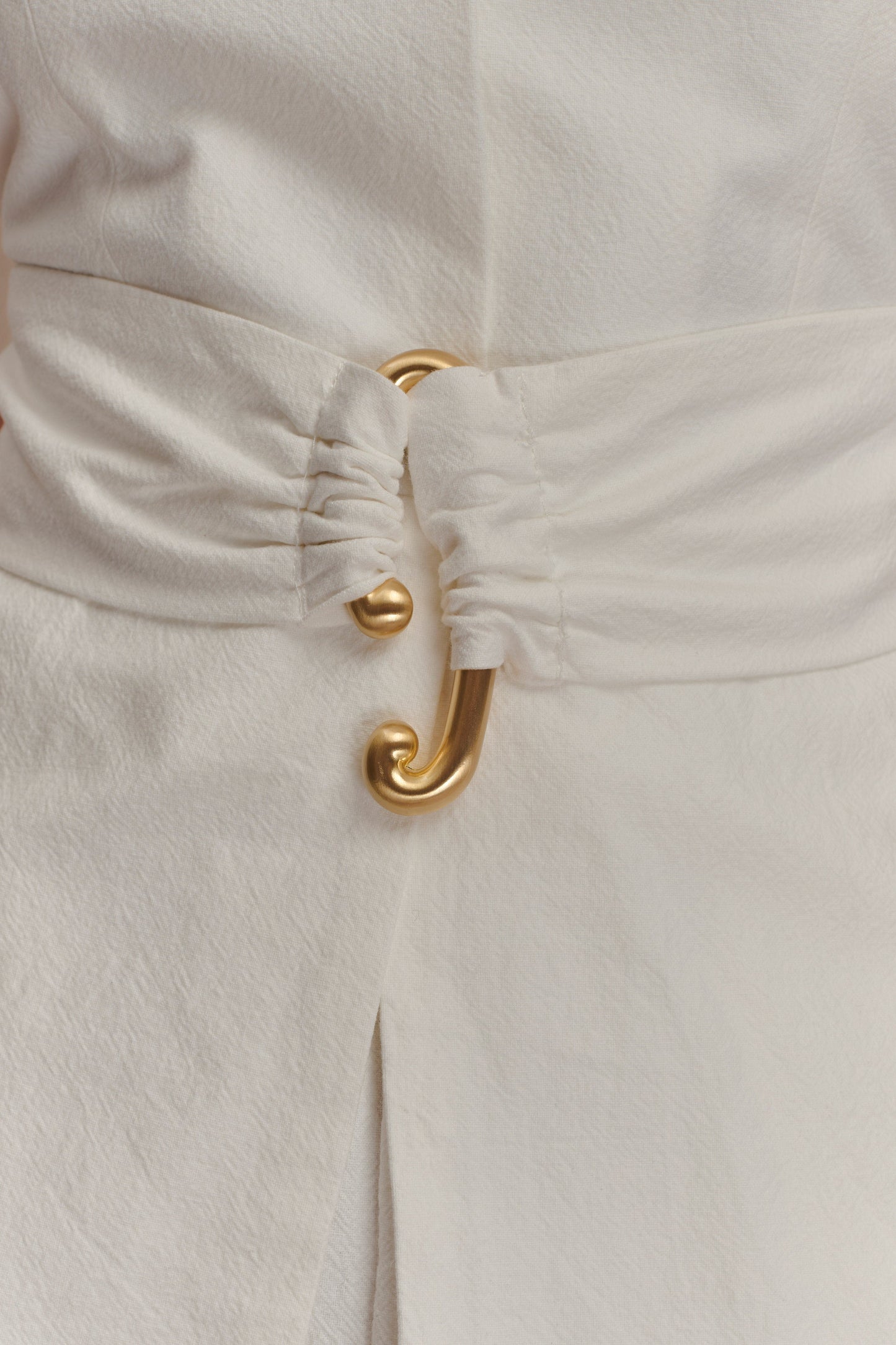 Liberty Cotton Shortsleeve Top - White