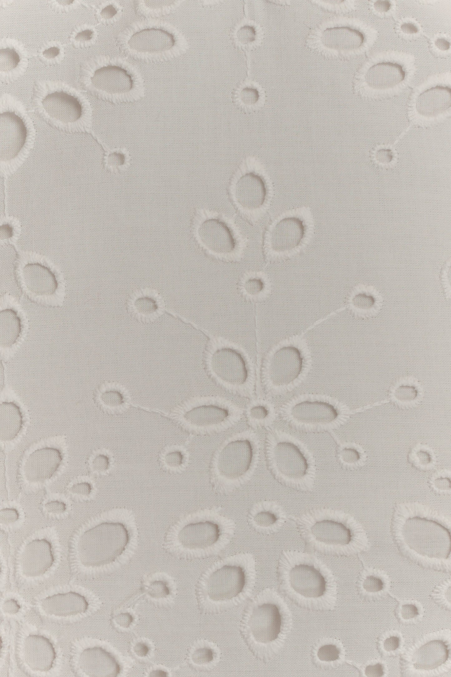 Kensley Broderie Halter Top - White