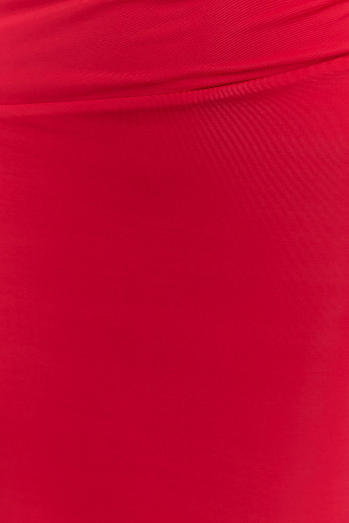 Therese Off Shoulder Ruched Maxi Dress - Red