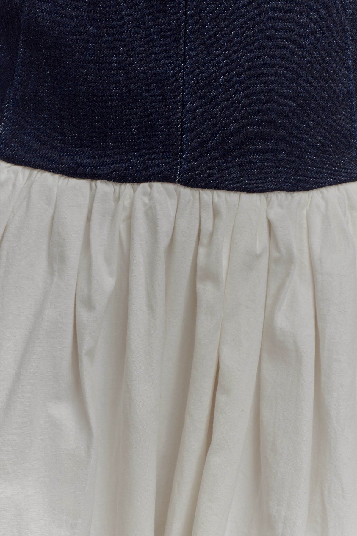 Ashwin Denim Cotton Midi Dress - Indigo Blue