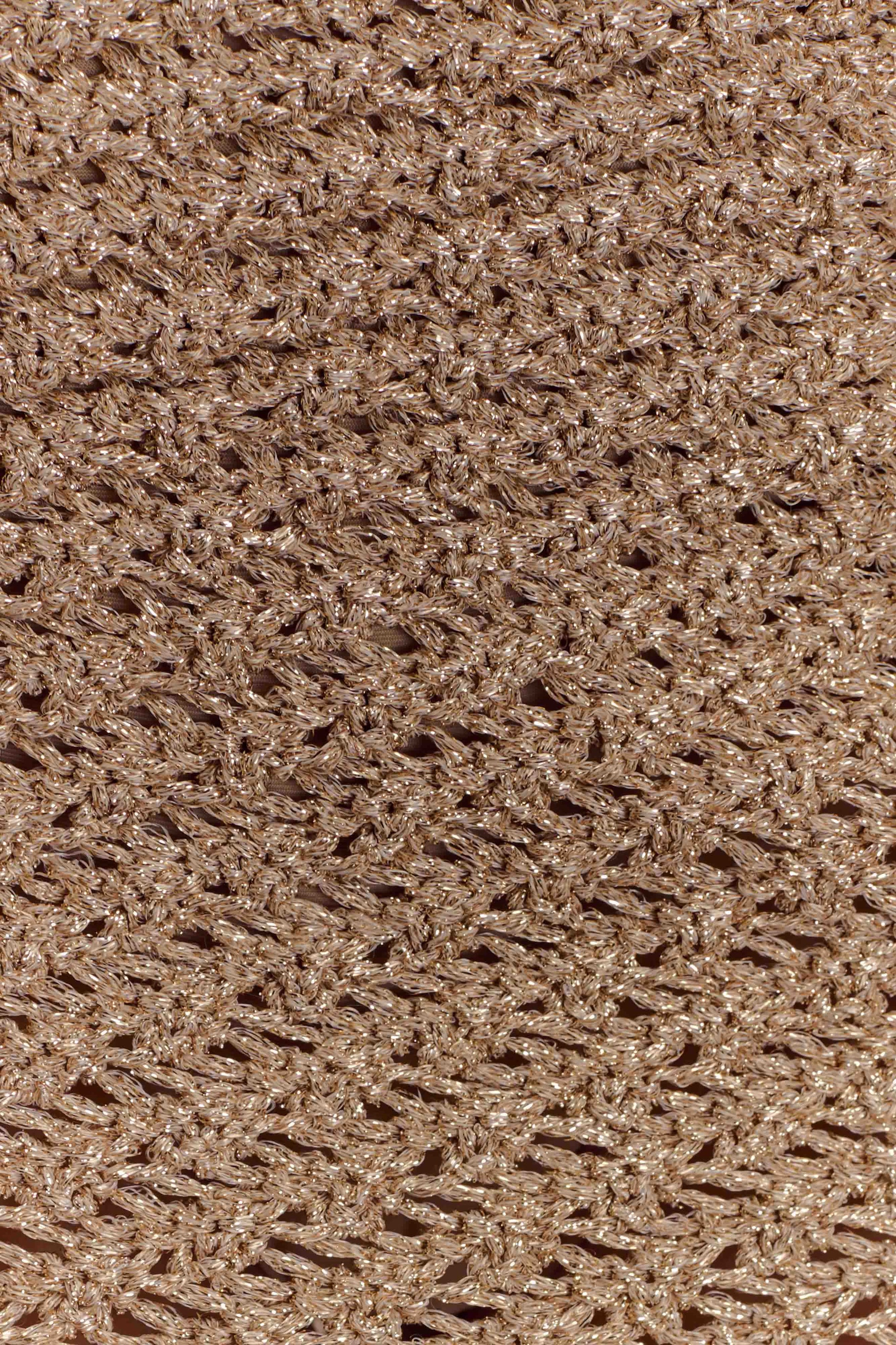 Waverley Metallic Knit Mini Skirt - Gold #7