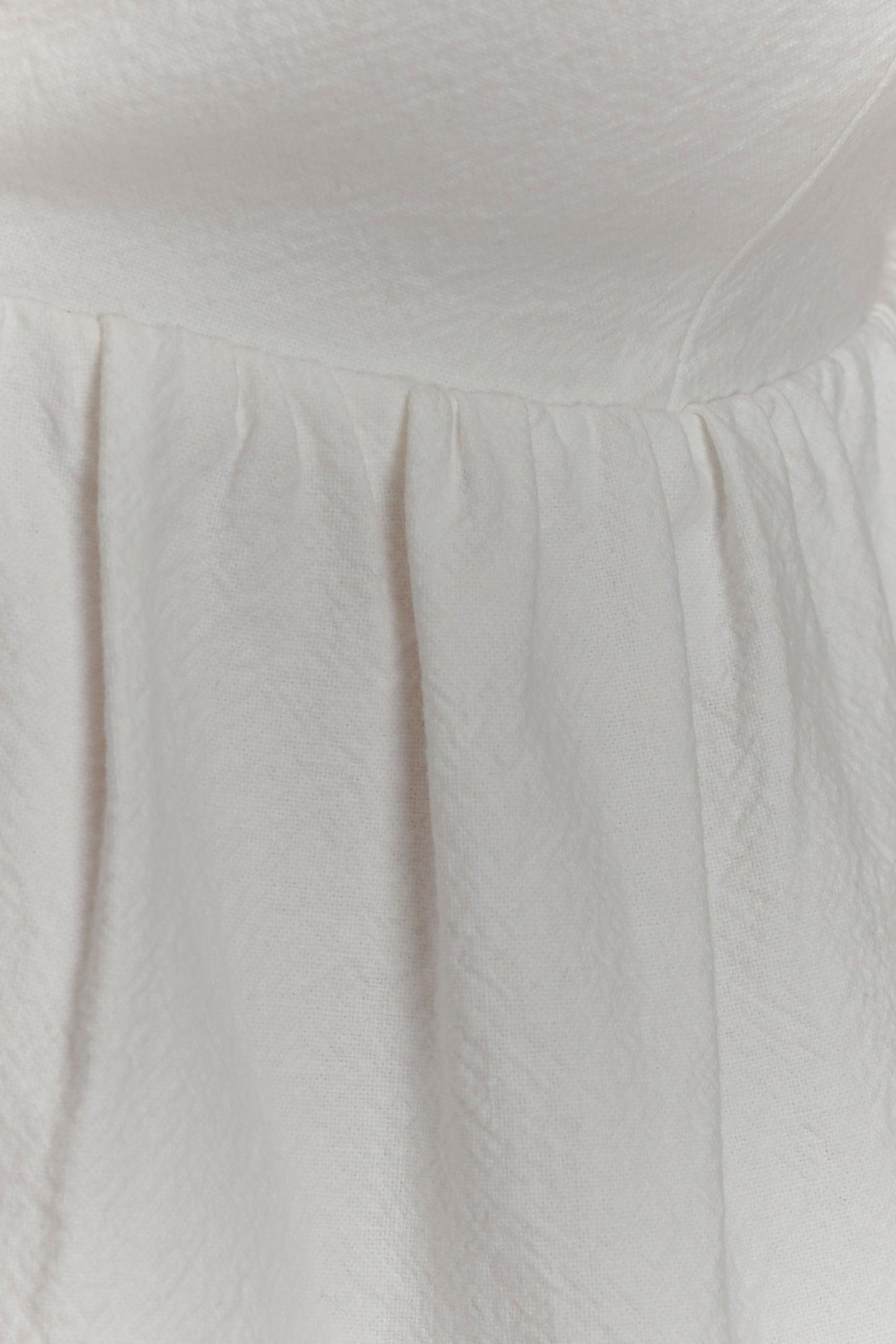 Janayia Cotton Beaded Top - White