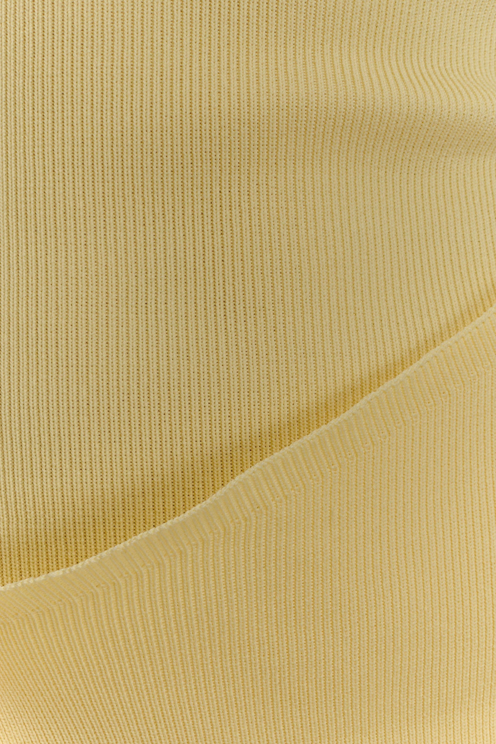 Rian Strapless Knit Mini Dress - Lemon #7