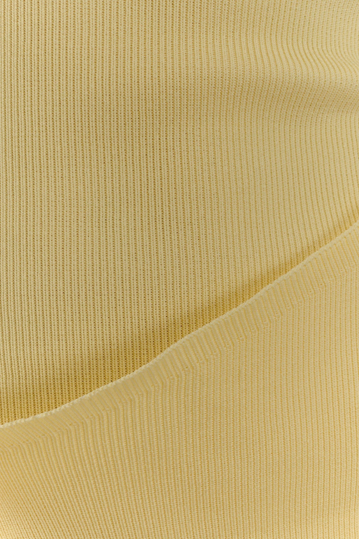 Rian Strapless Knit Mini Dress - Lemon
